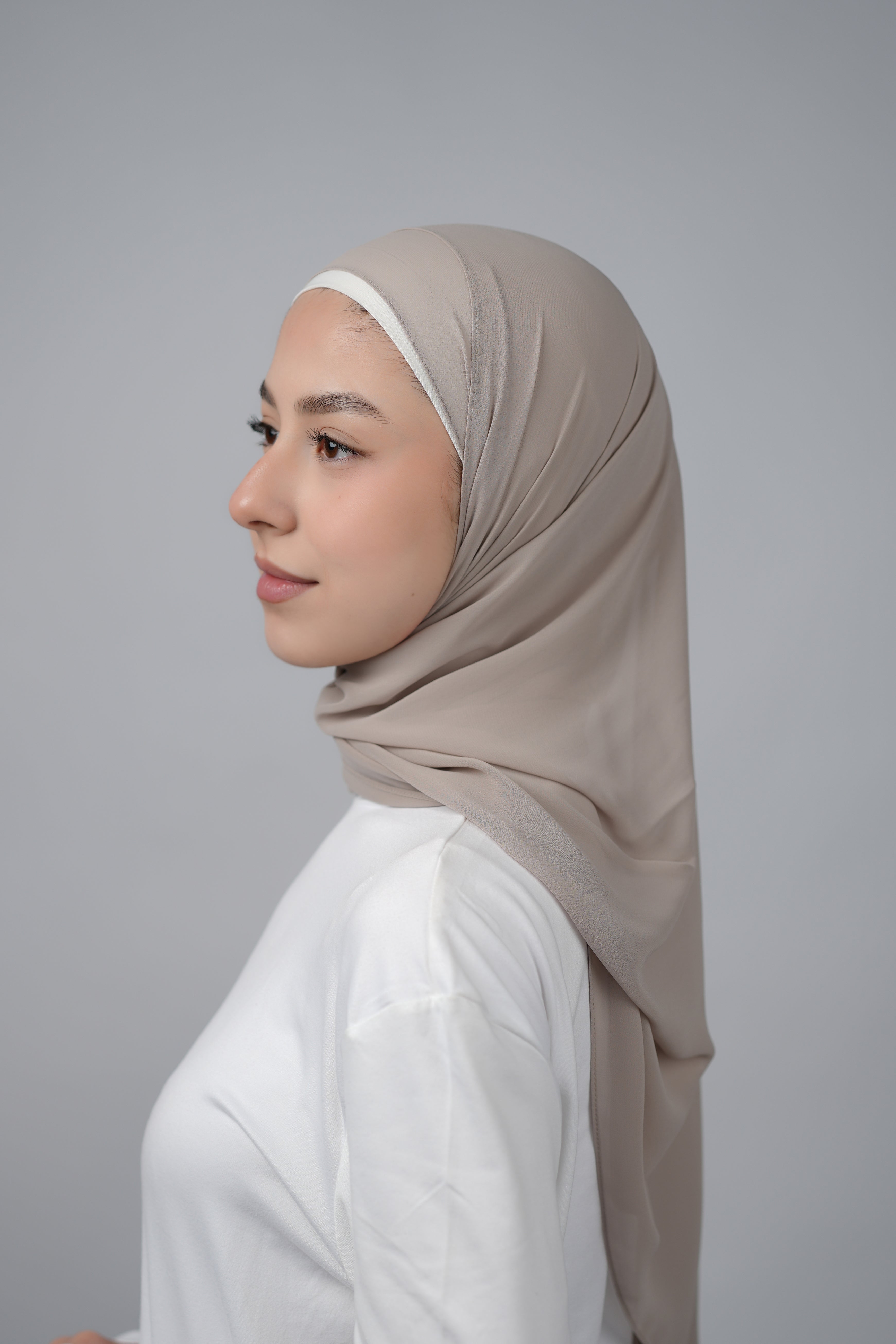 Basic Plain Chiffon Hijab