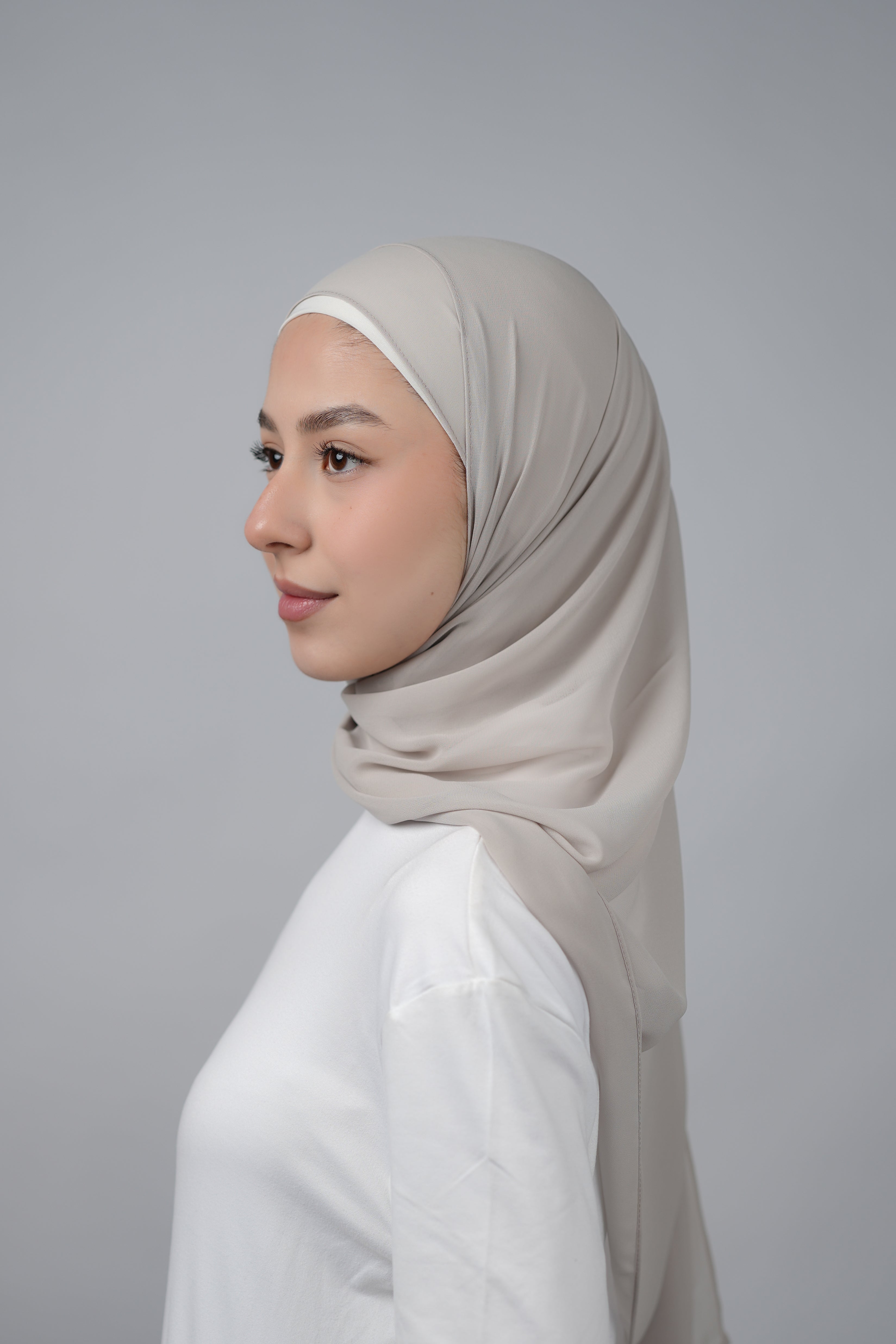 Basic Plain Chiffon Hijab