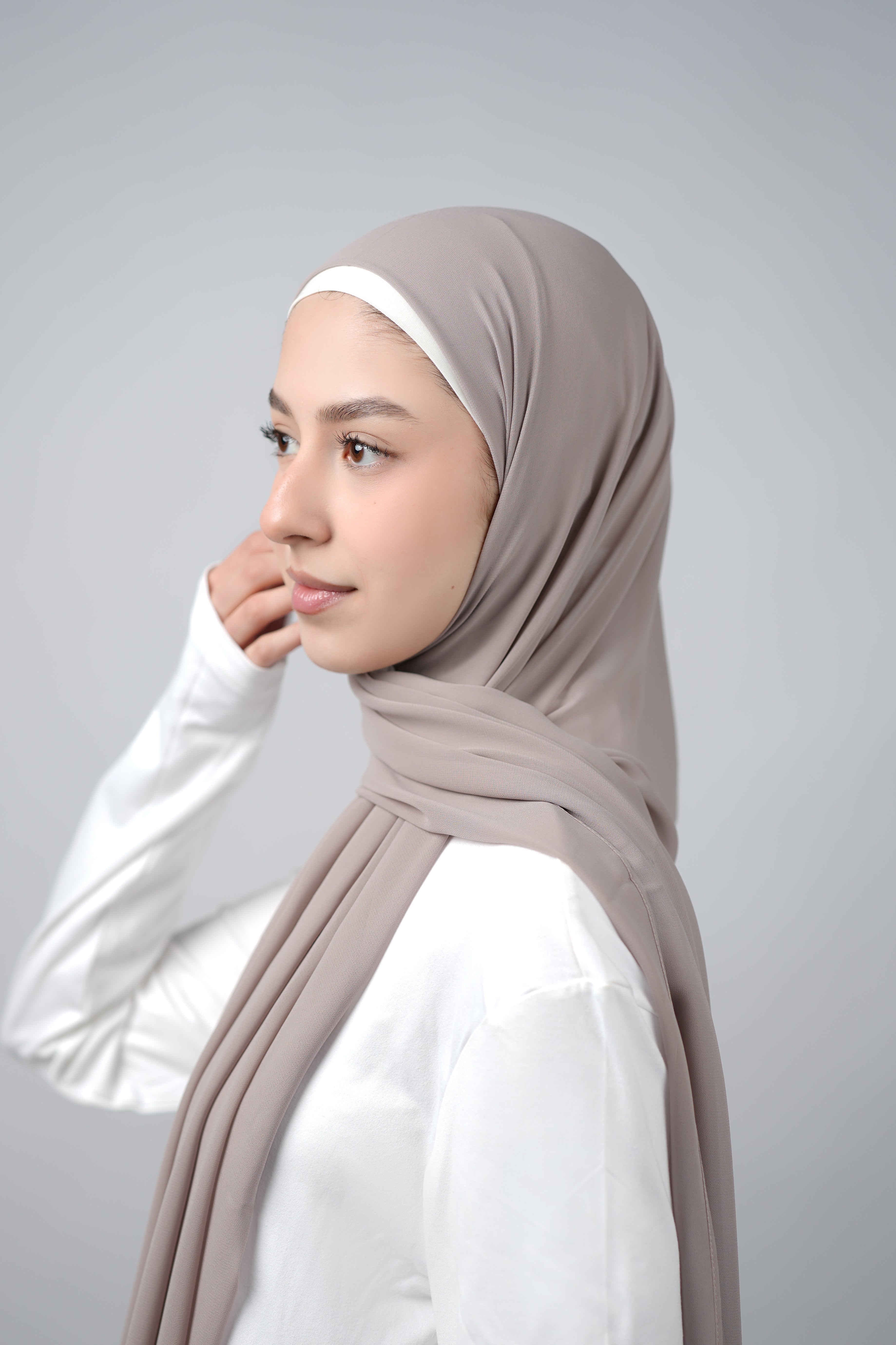 Basic Plain Chiffon Hijab
