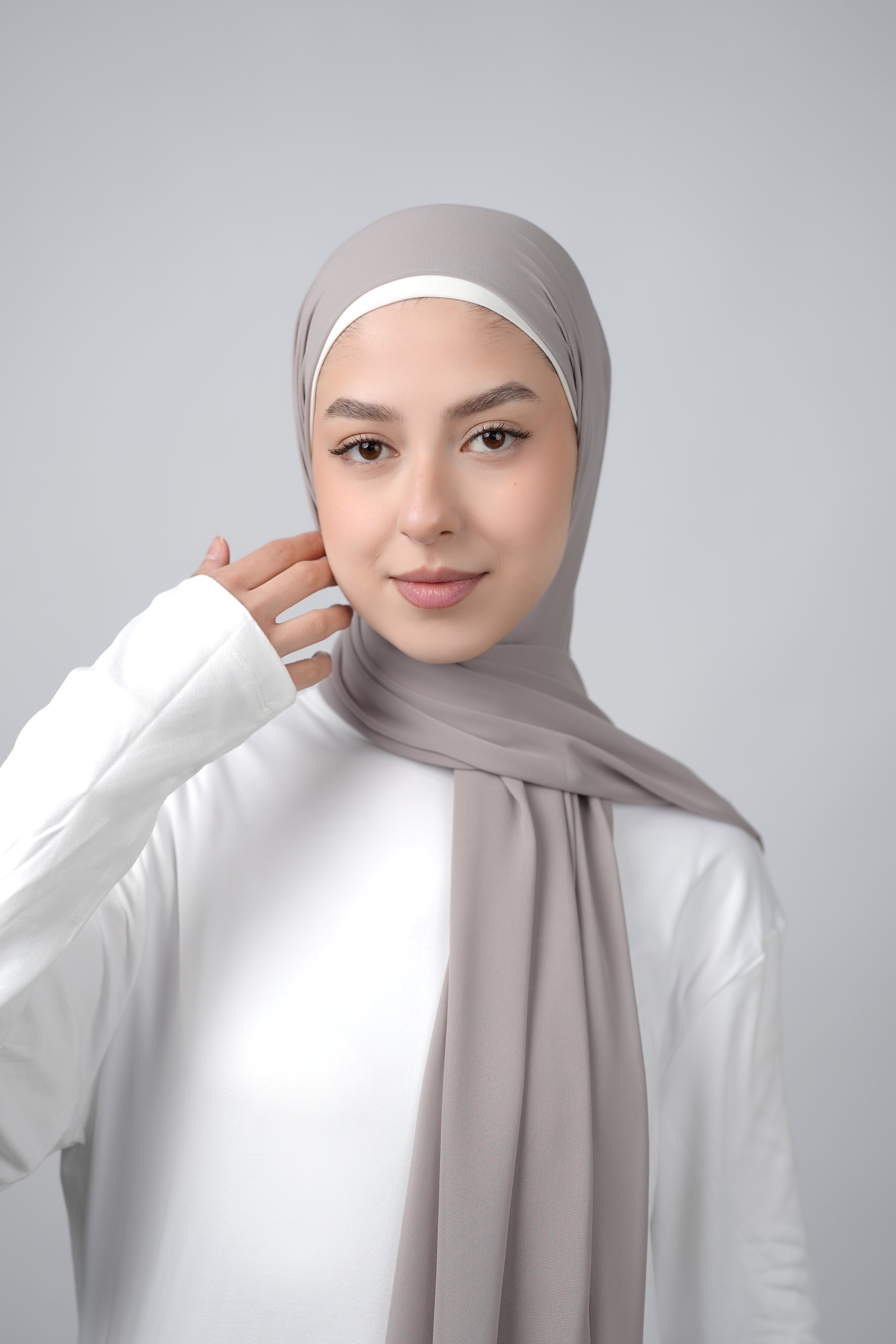 Basic Plain Chiffon Hijab