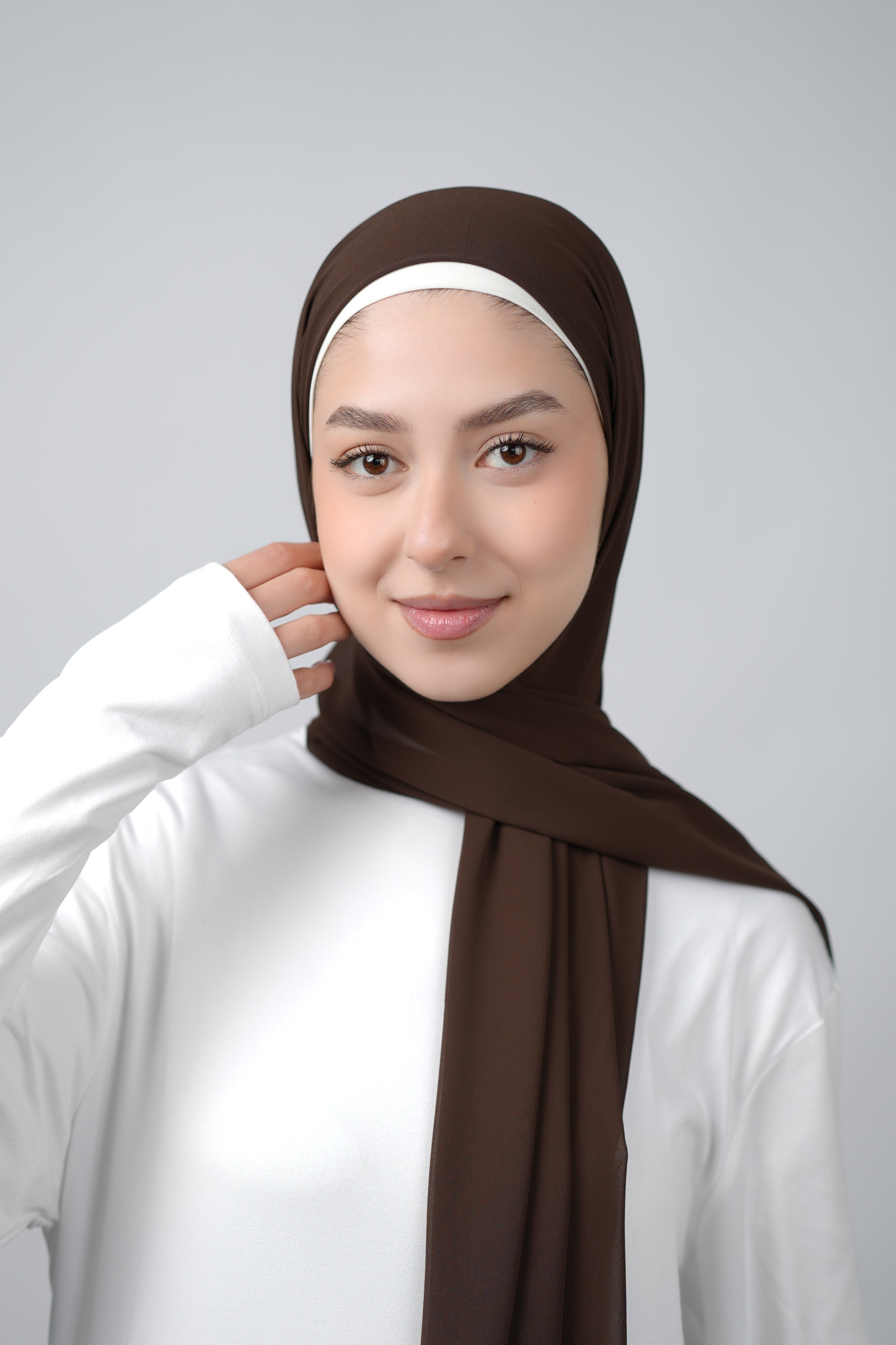 Basic Plain Chiffon Hijab