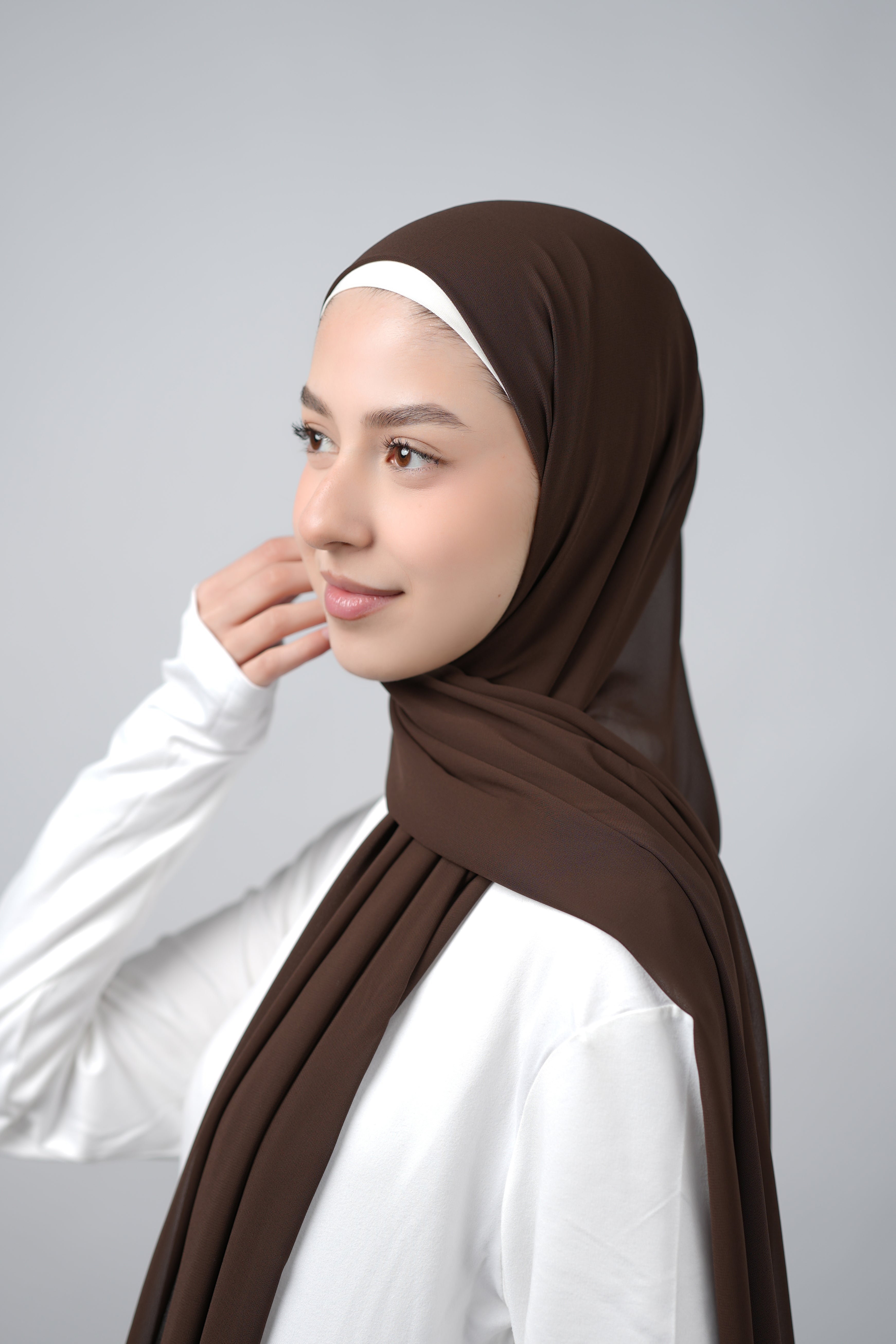 Basic Plain Chiffon Hijab