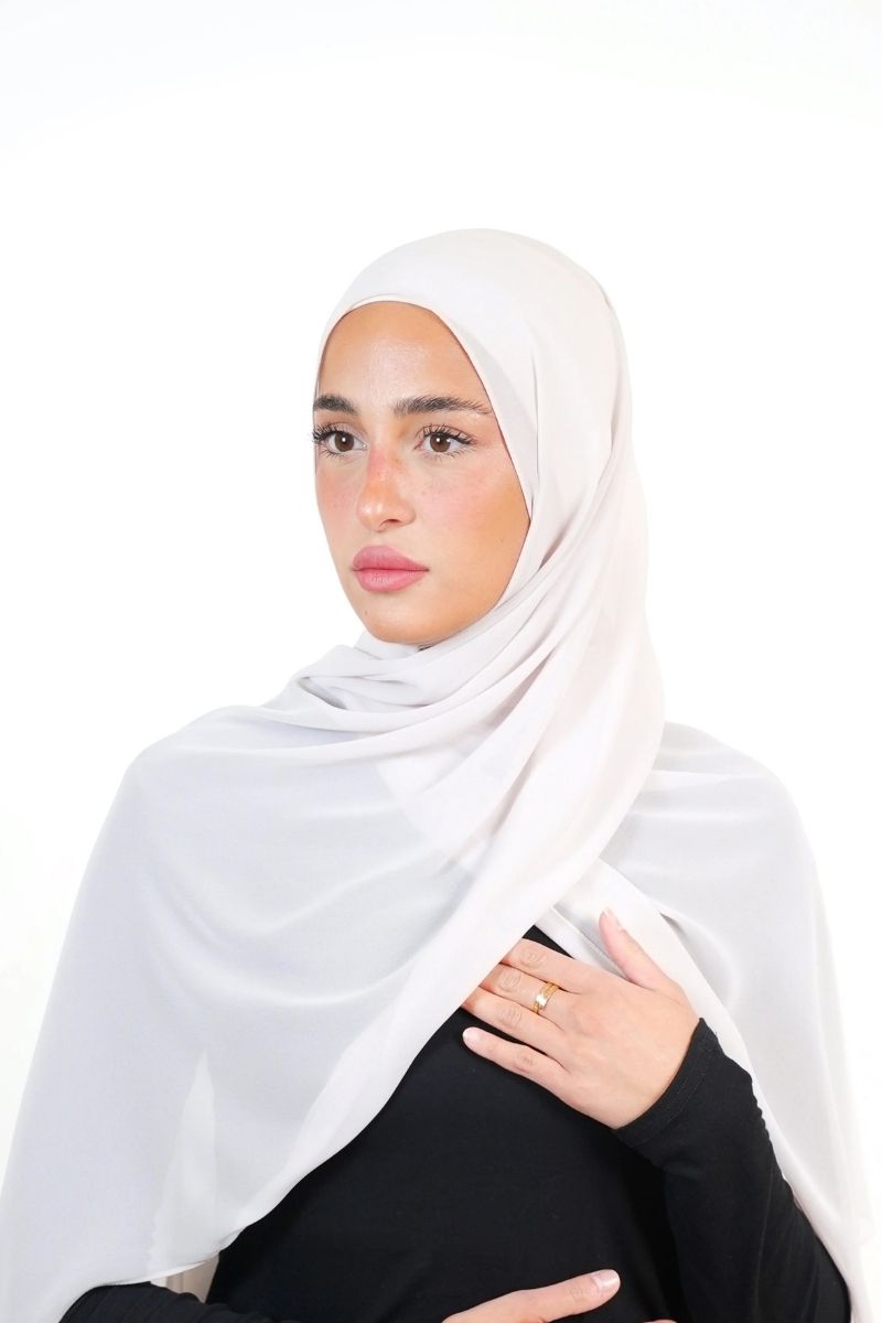 Basic Plain Chiffon Hijab  Voile