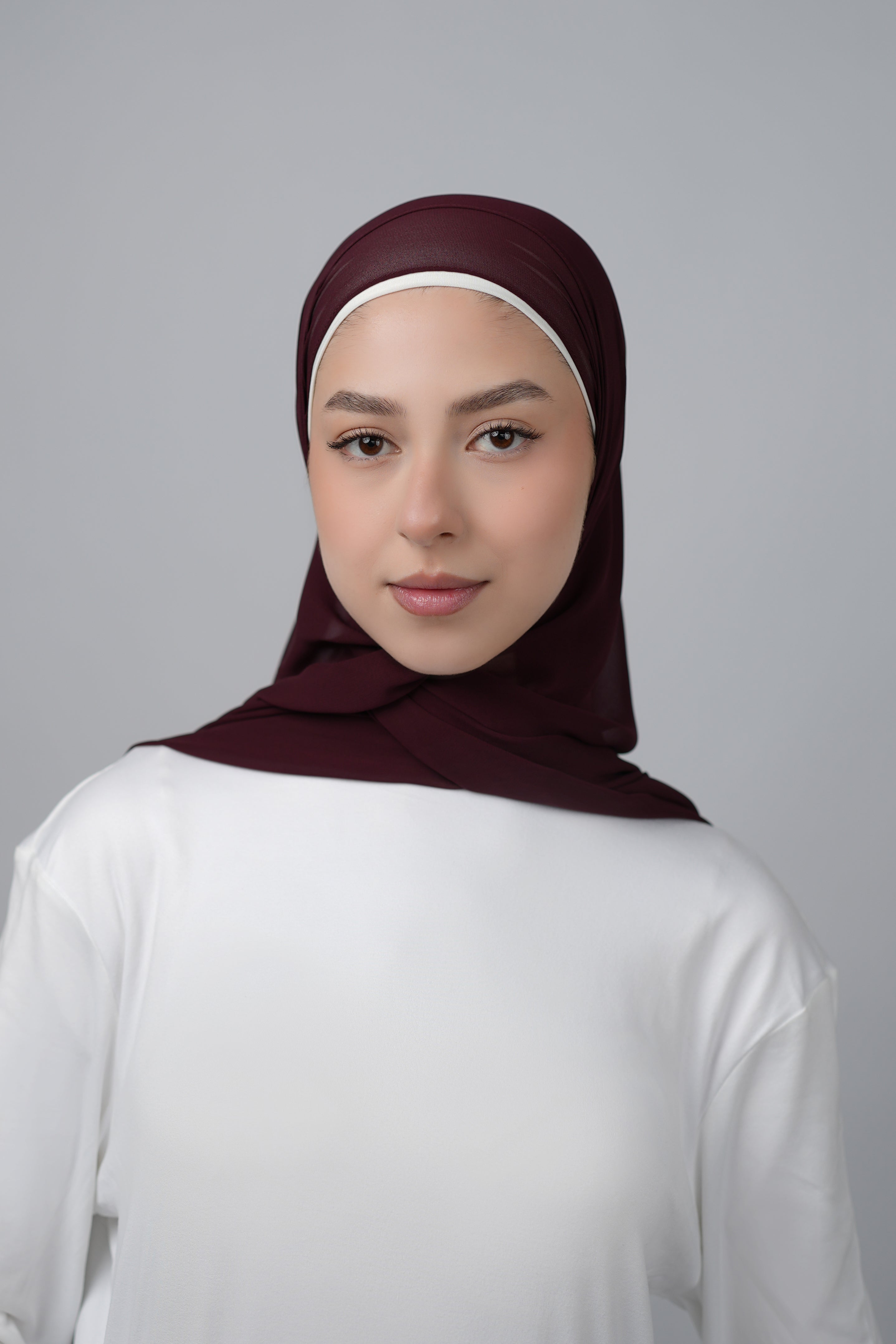 Basic Plain Chiffon Hijab