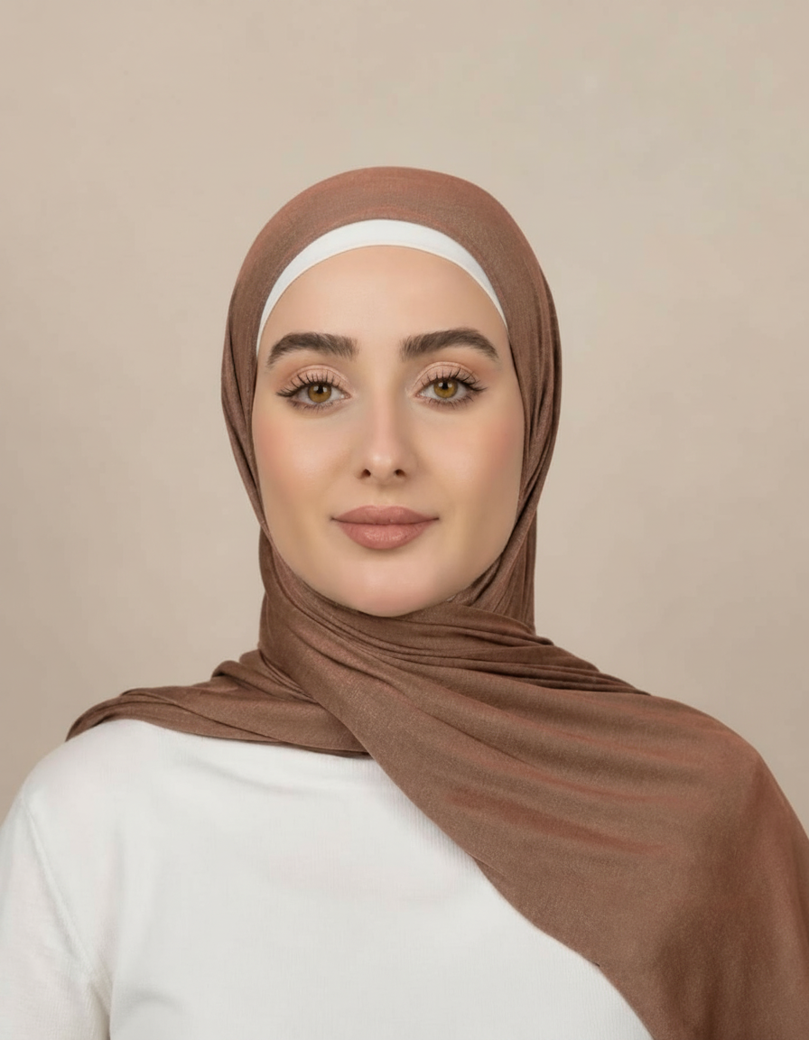 Georgine Viscose Rectangular Hijab – 185 × 80 cm  Voile