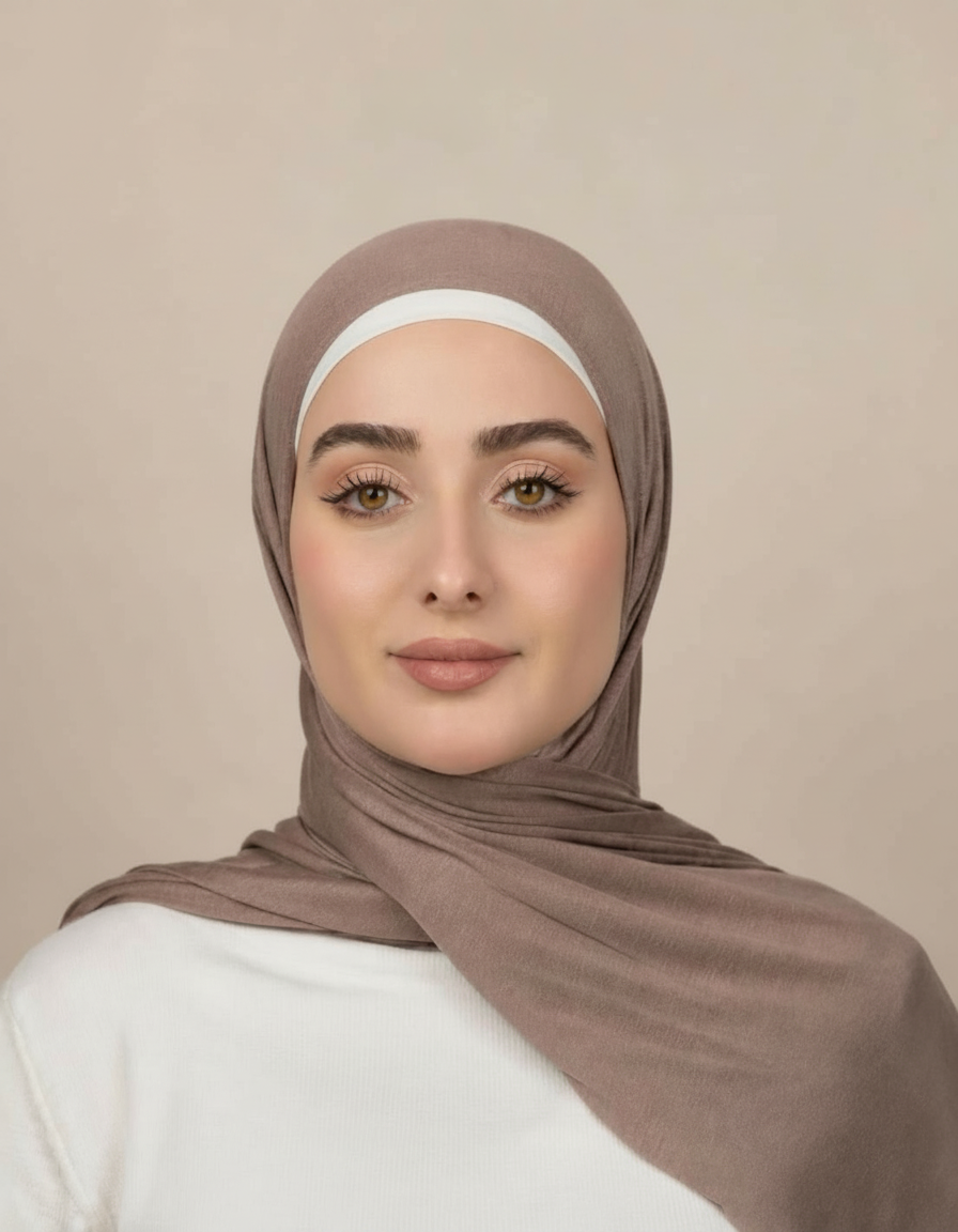Georgine Viscose Rectangular Hijab – 185 × 80 cm  Voile