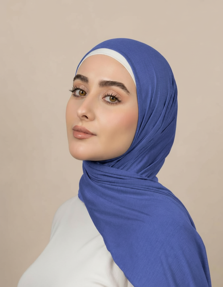 Georgine Viscose Rectangular Hijab – 185 × 80 cm  Voile