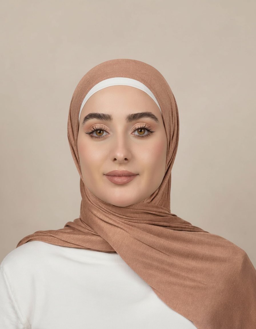 Georgine Viscose Rectangular Hijab – 185 × 80 cm  Voile