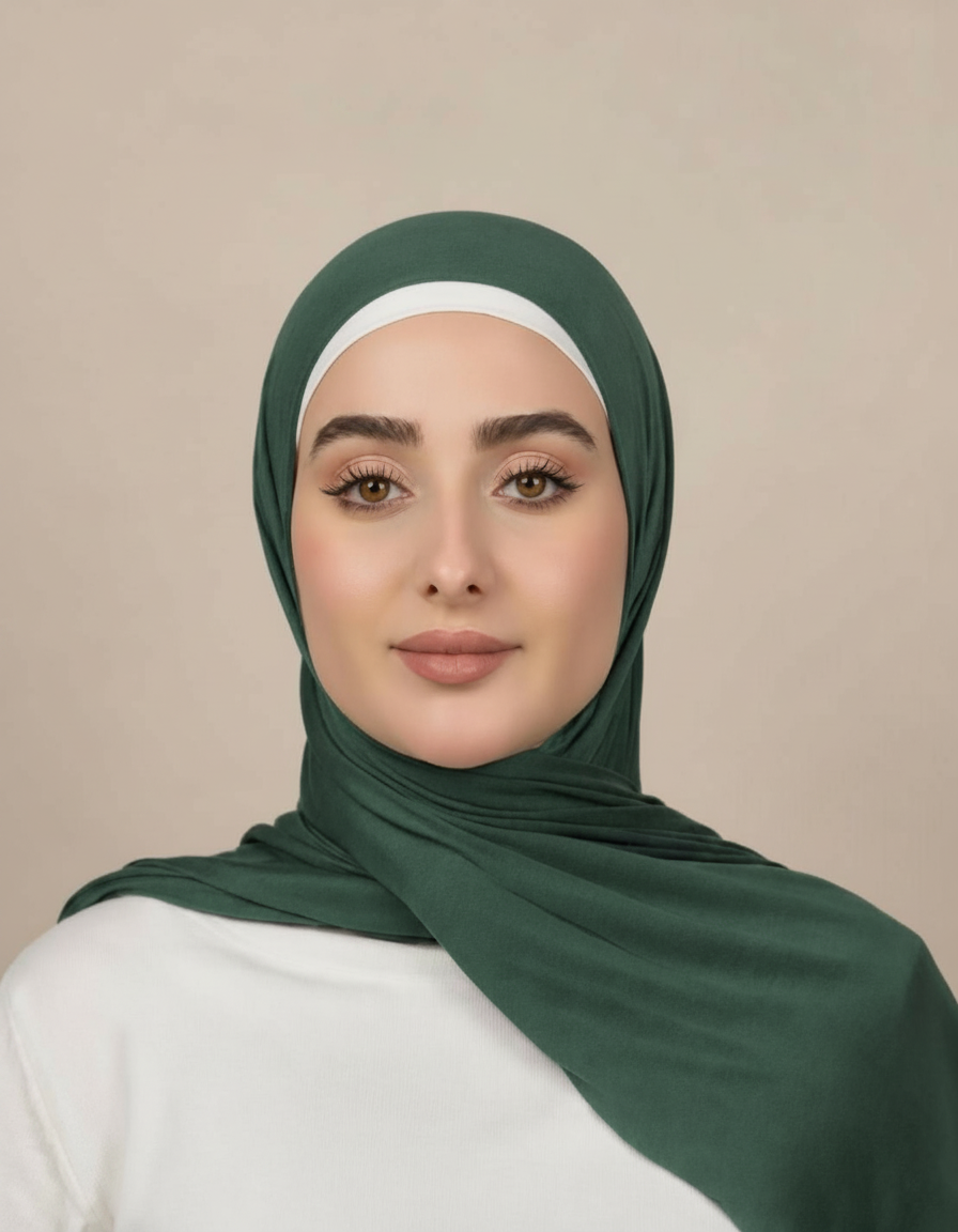 Georgine Viscose Rectangular Hijab – 185 × 80 cm  Voile