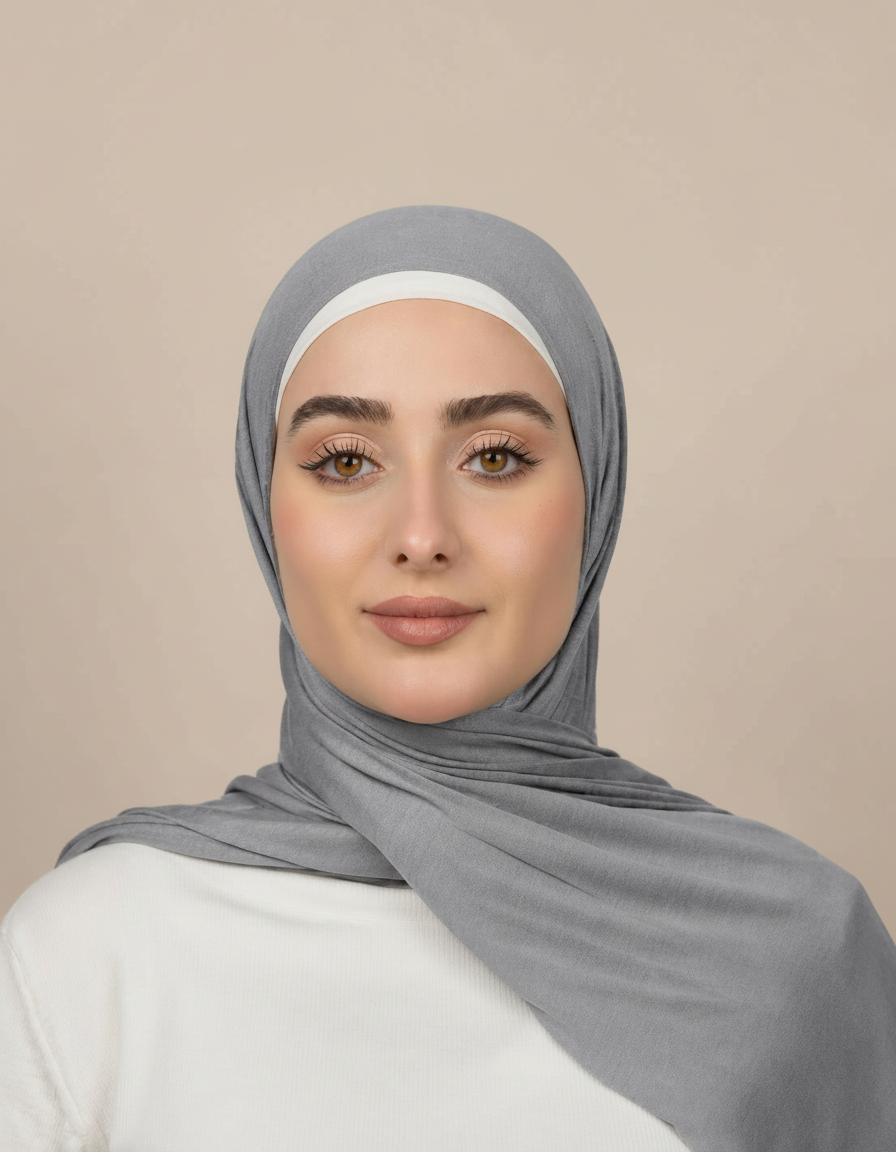 Georgine Viscose Rectangular Hijab – 185 × 80 cm  Voile