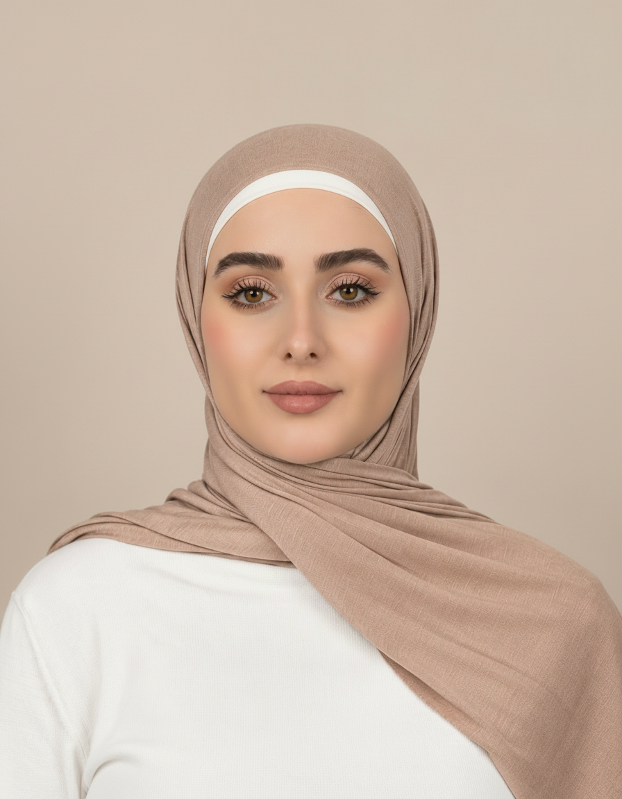 Georgine Viscose Rectangular Hijab – 185 × 80 cm  Voile