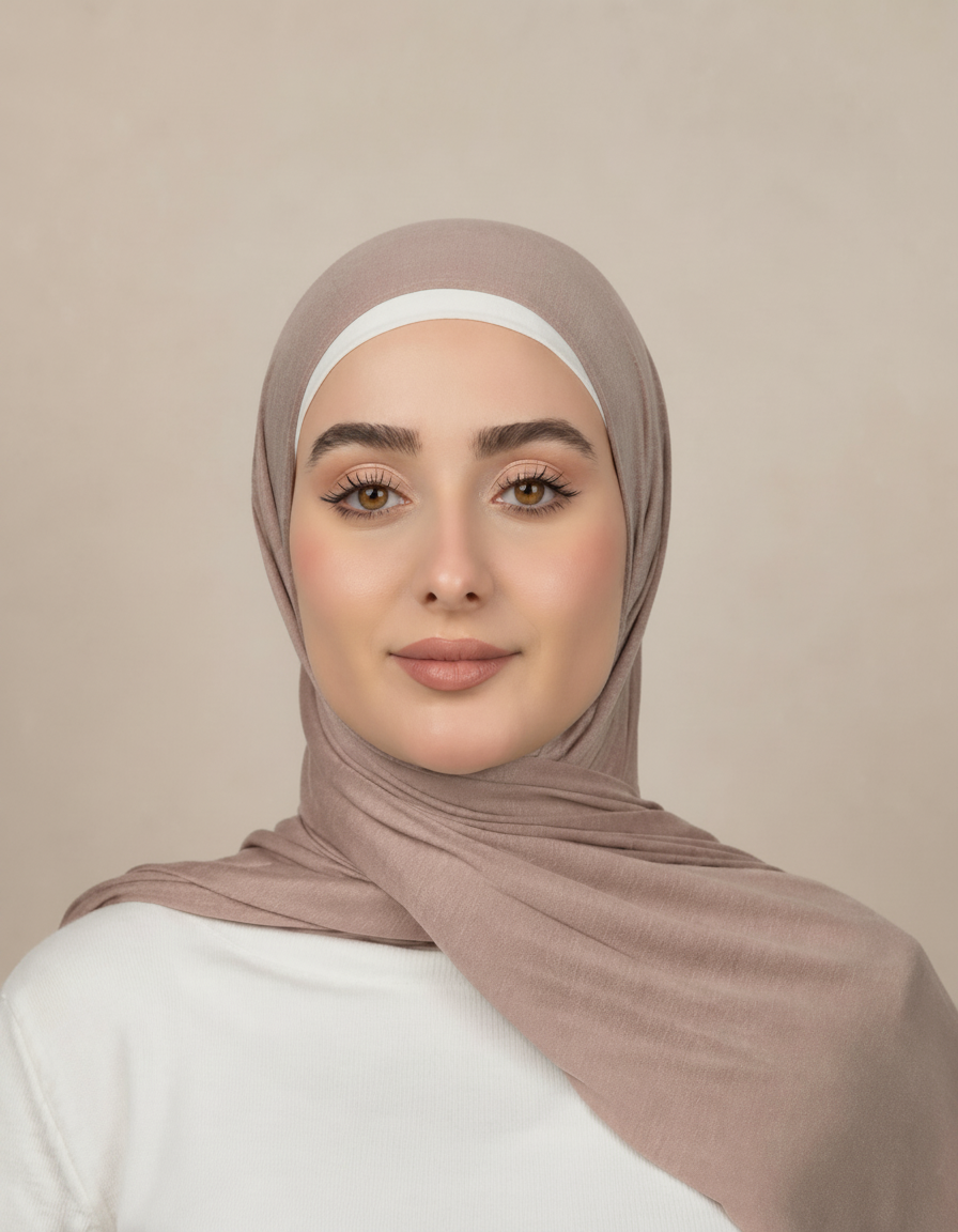 Georgine Viscose Rectangular Hijab – 185 × 80 cm  Voile