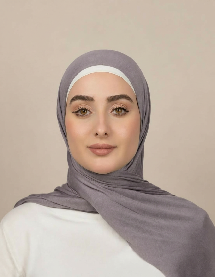 Georgine Viscose Rectangular Hijab – 185 × 80 cm  Voile