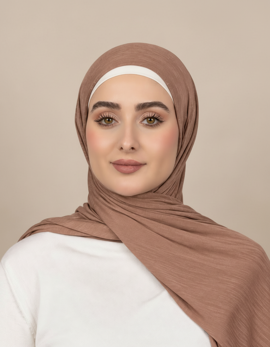 Georgine Viscose Rectangular Hijab – 185 × 80 cm  Voile