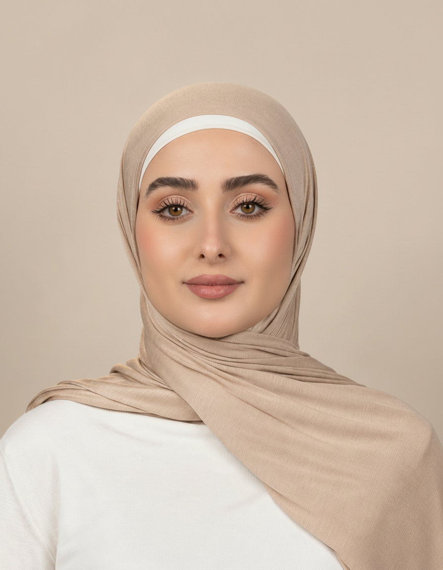Georgine Viscose Rectangular Hijab – 185 × 80 cm  Voile