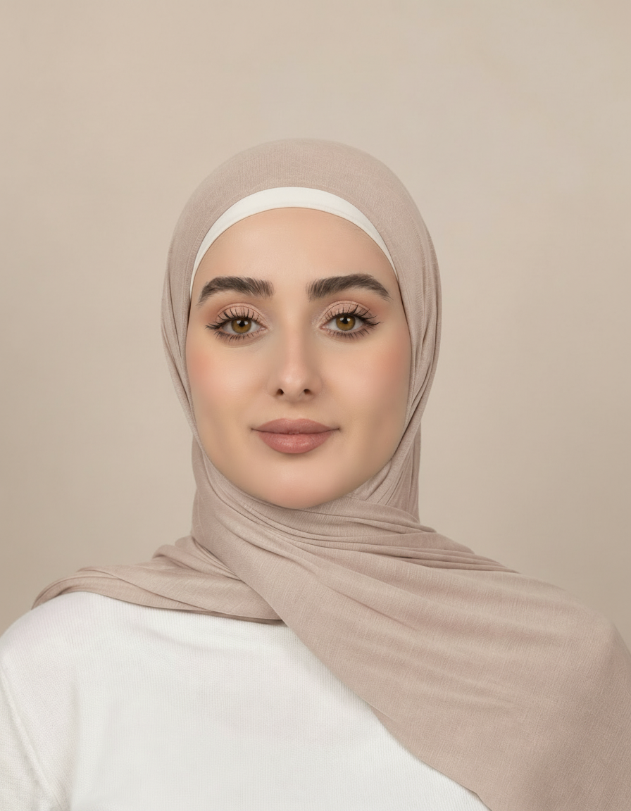 Georgine Viscose Rectangular Hijab – 185 × 80 cm  Voile
