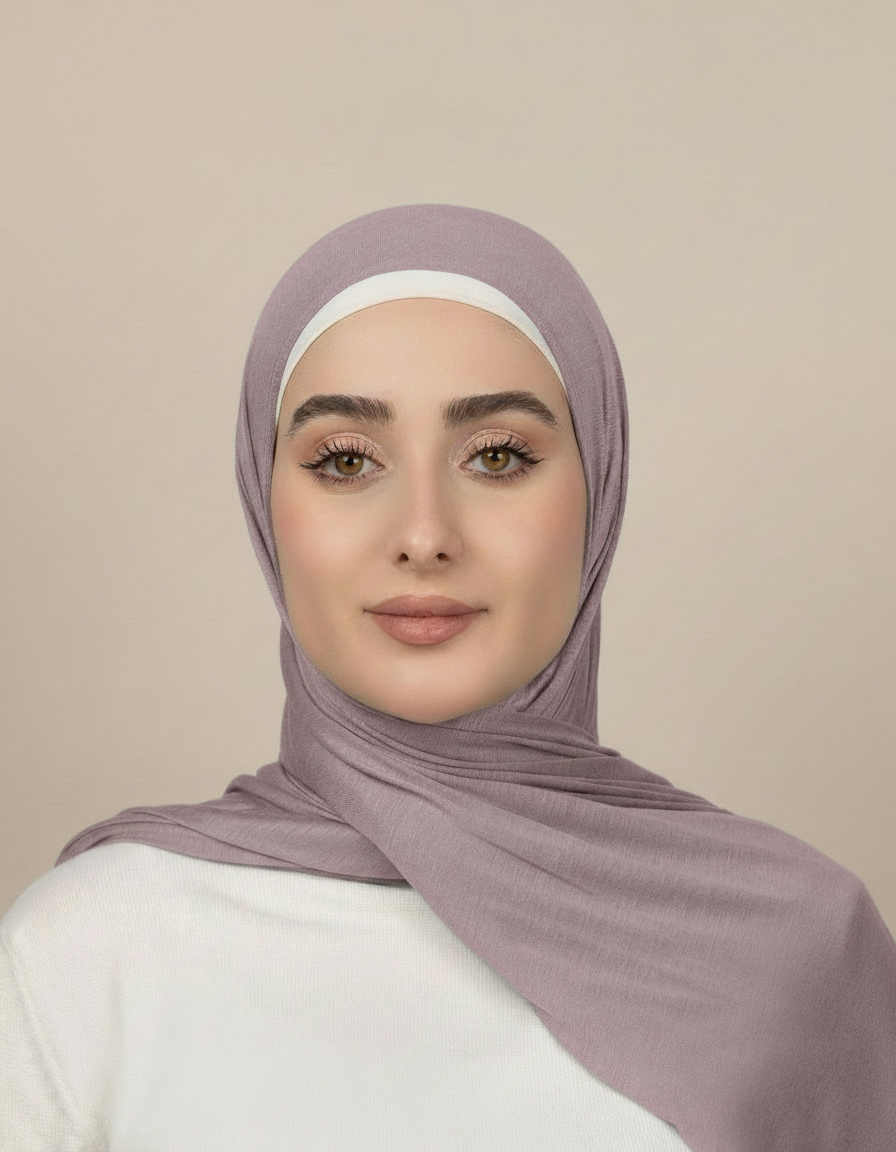 Georgine Viscose Rectangular Hijab – 185 × 80 cm  Voile