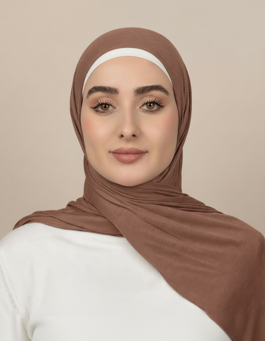 Georgine Viscose Rectangular Hijab – 185 × 80 cm  Voile
