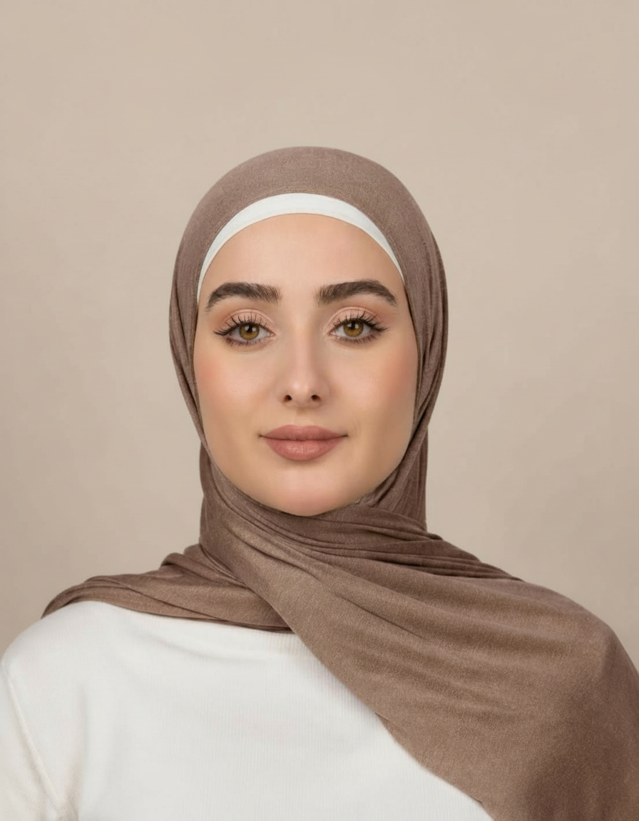 Georgine Viscose Rectangular Hijab – 185 × 80 cm  Voile