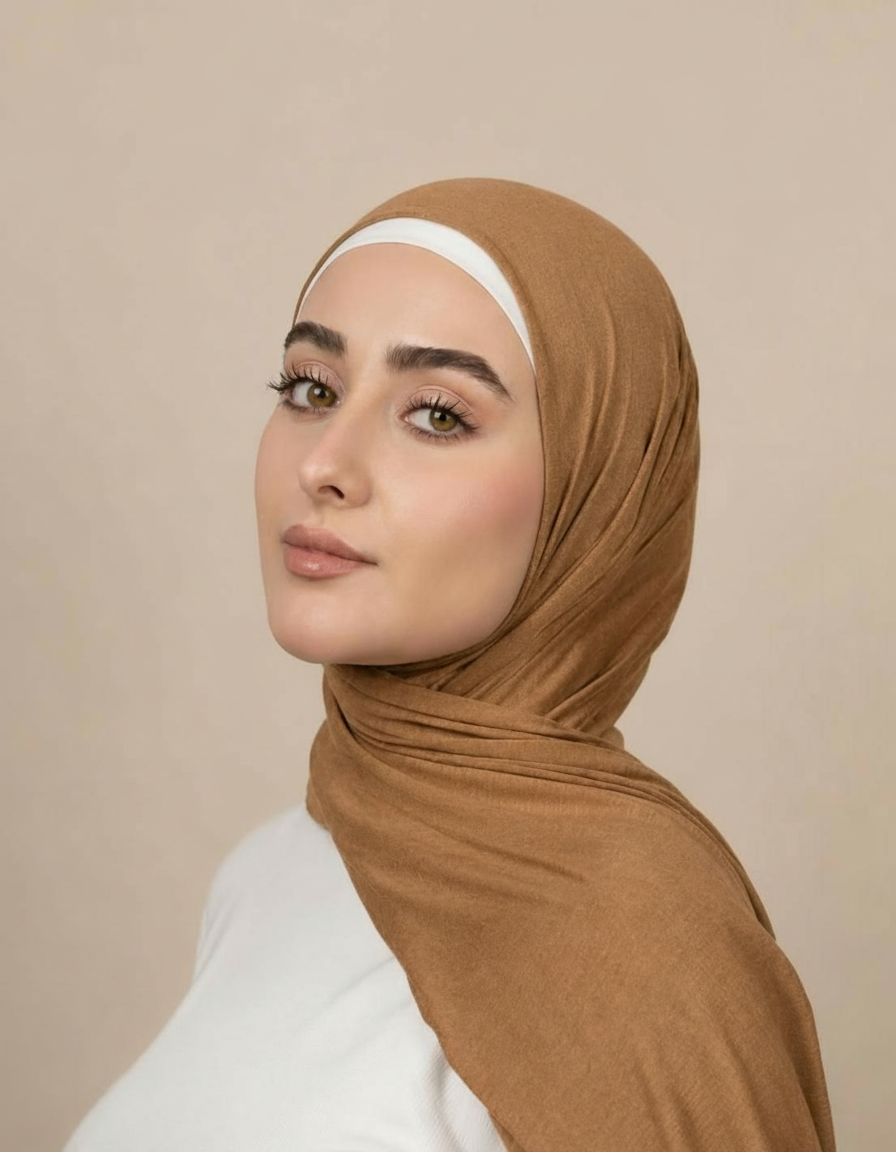 Georgine Viscose Rectangular Hijab – 185 × 80 cm  Voile