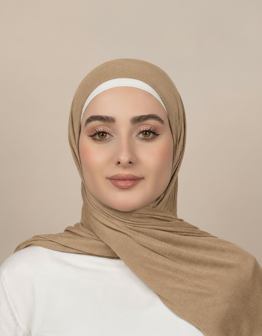 Georgine Viscose Rectangular Hijab – 185 × 80 cm  Voile