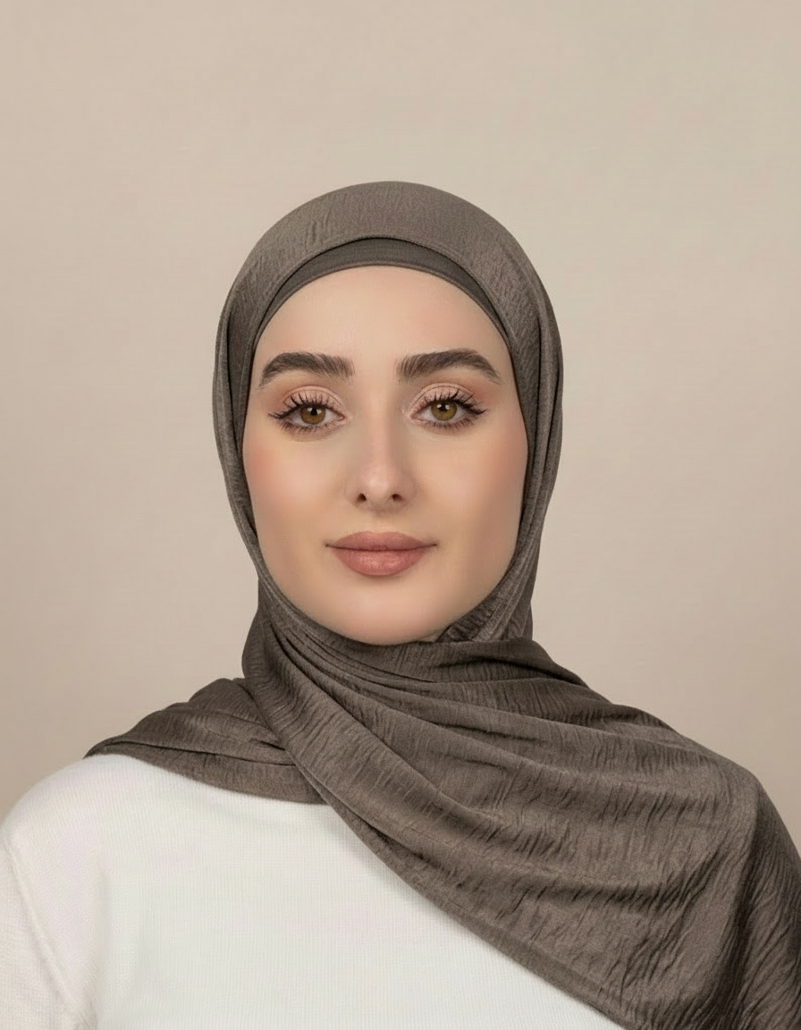 Georgine Viscose Rectangular Hijab – 185 × 80 cm  Voile