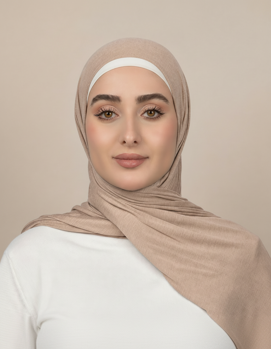 Georgine Viscose Rectangular Hijab – 185 × 80 cm  Voile