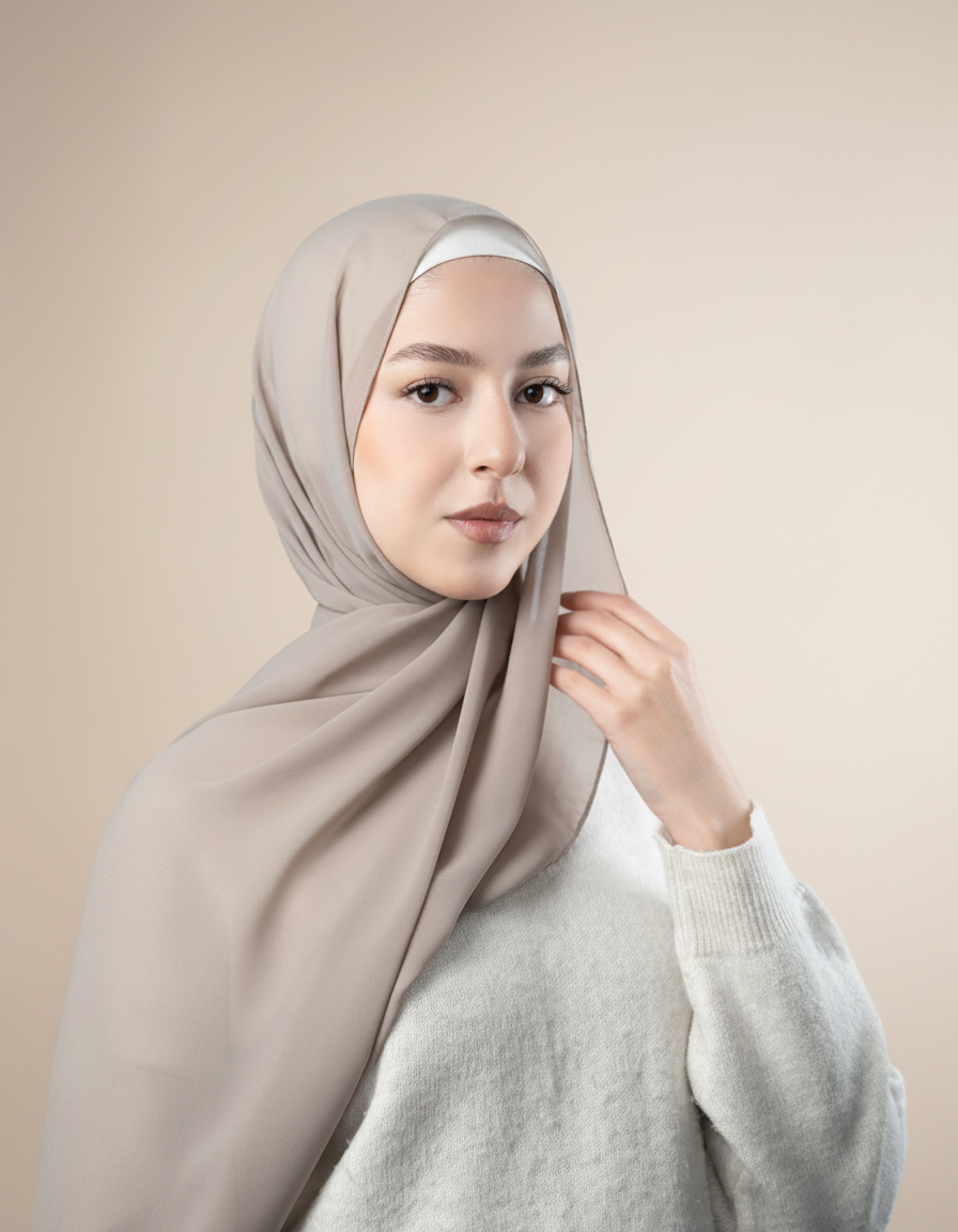 Emarati Chiffon Hijab  Voile