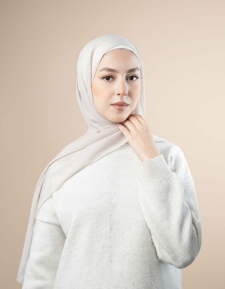 Emarati Chiffon Hijab  Voile