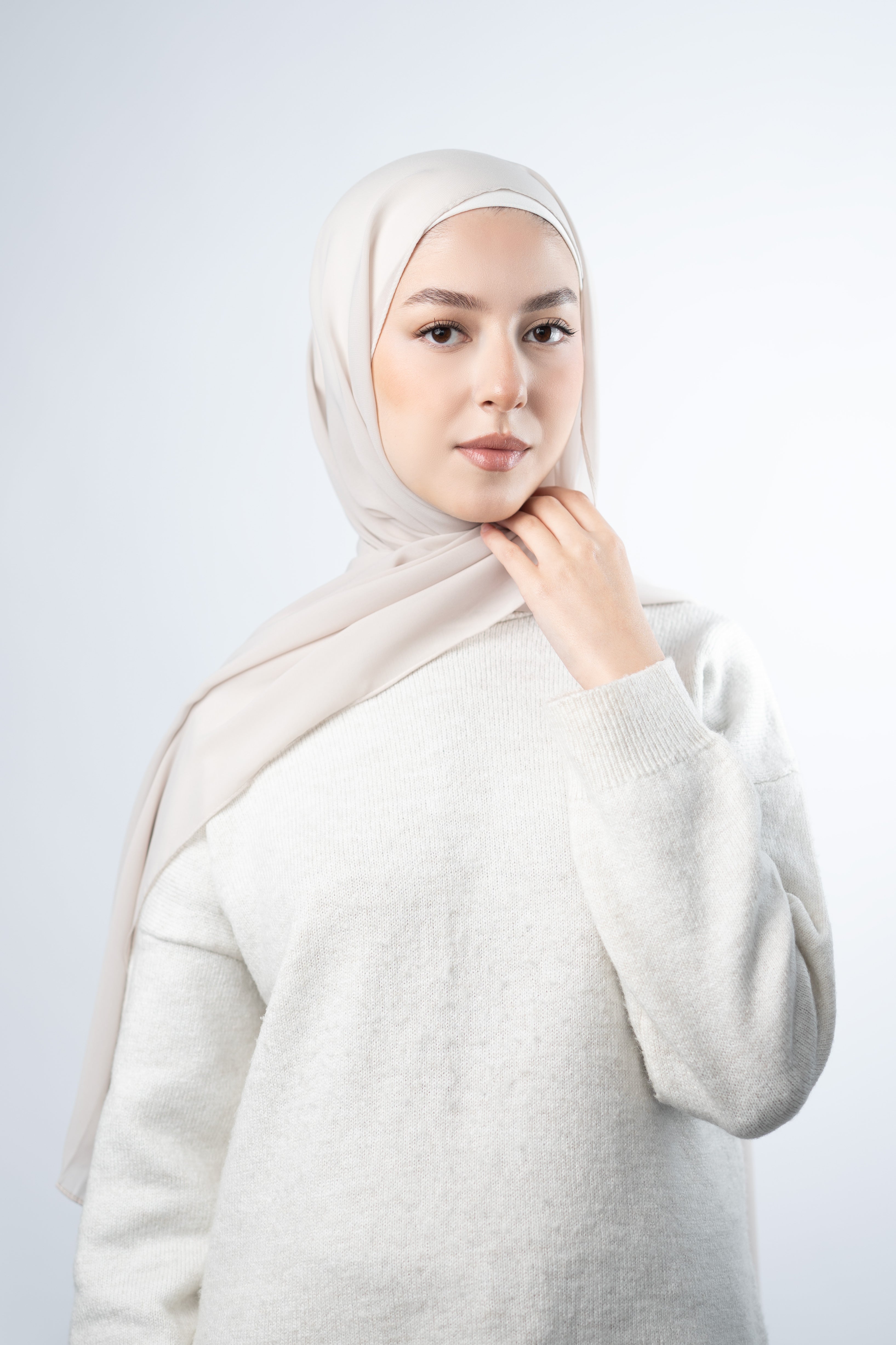 Emarati Chiffon Hijab