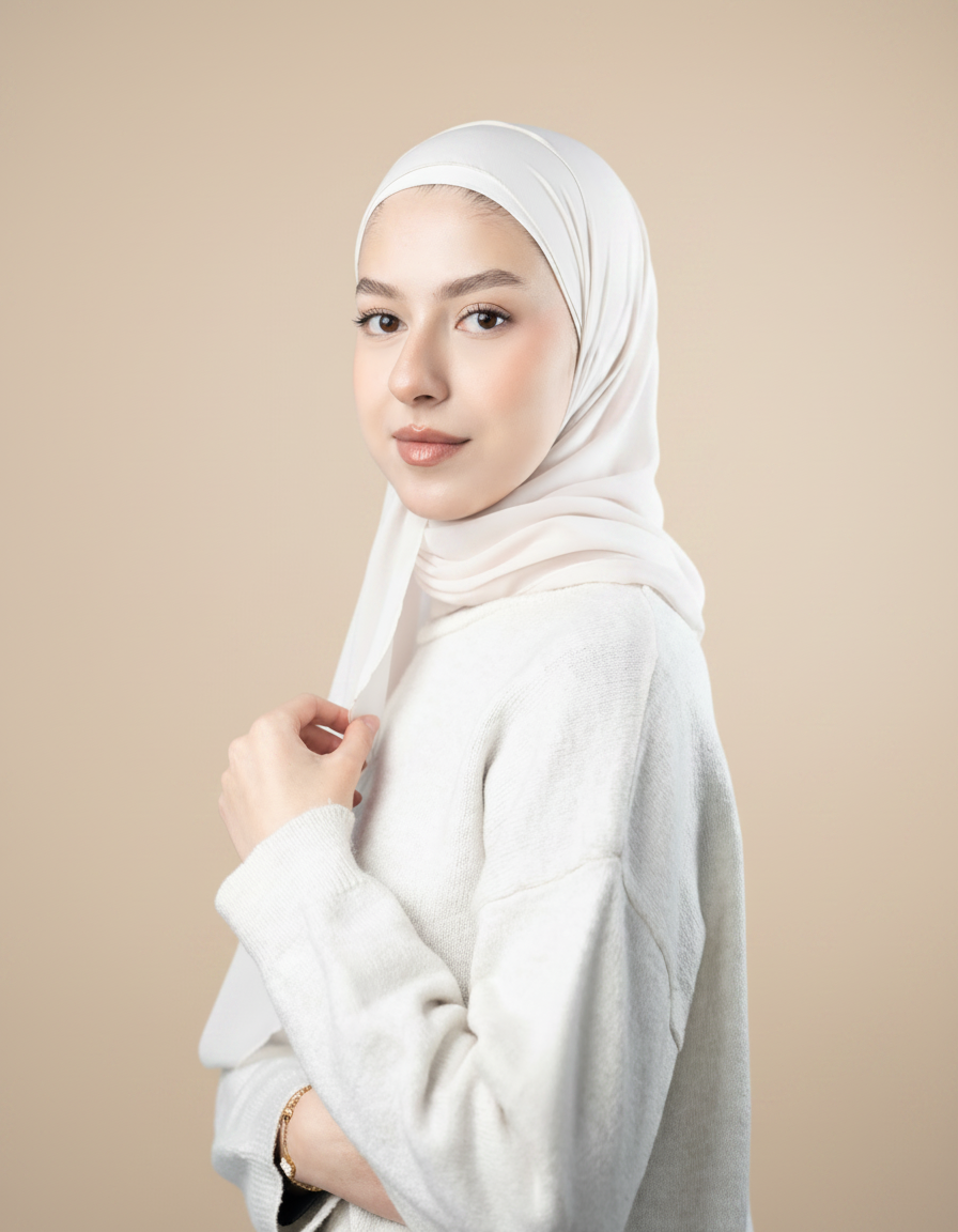 Emarati Chiffon Hijab  Voile