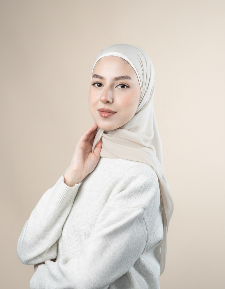 Emarati Chiffon Hijab  Voile