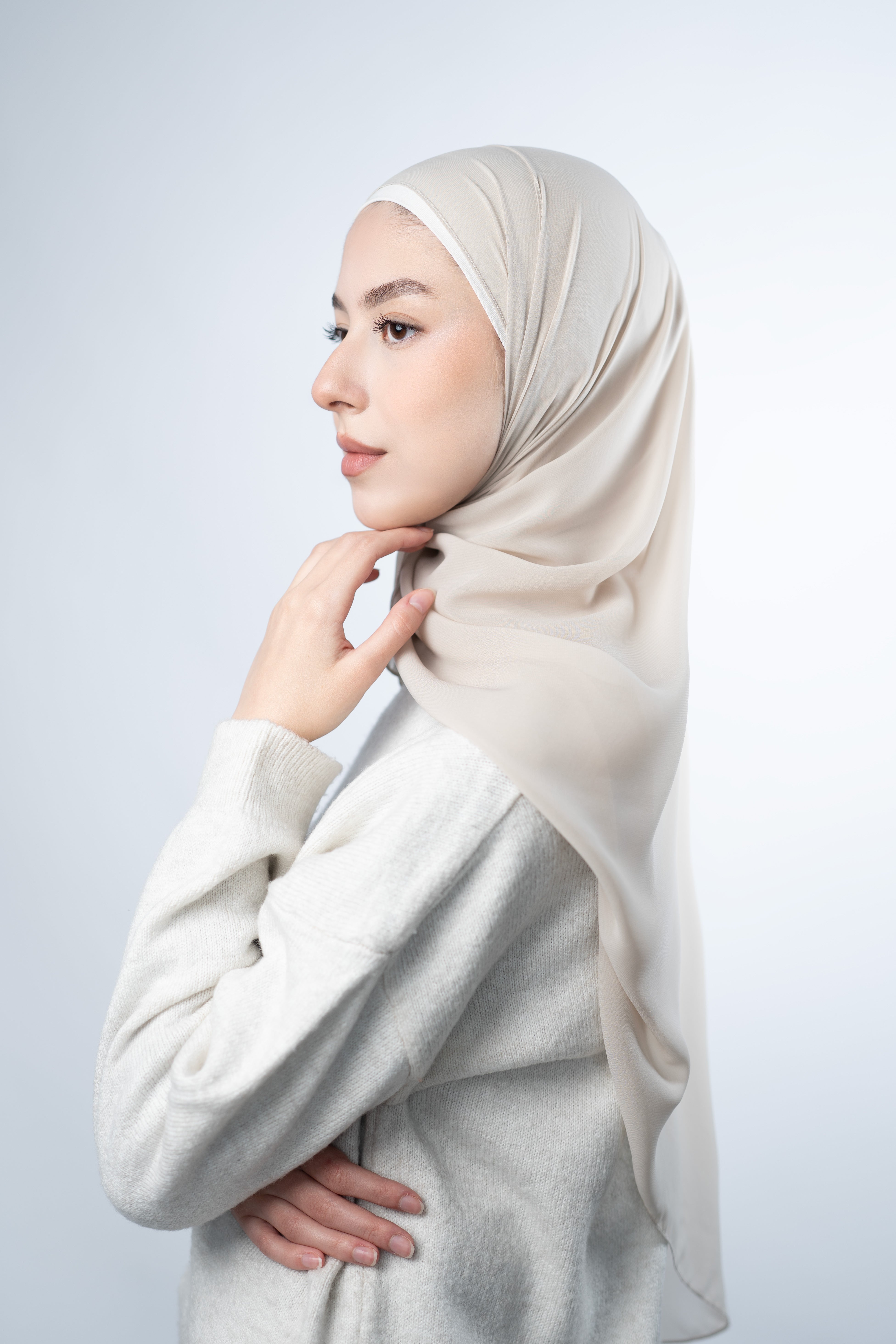 Emarati Chiffon Hijab