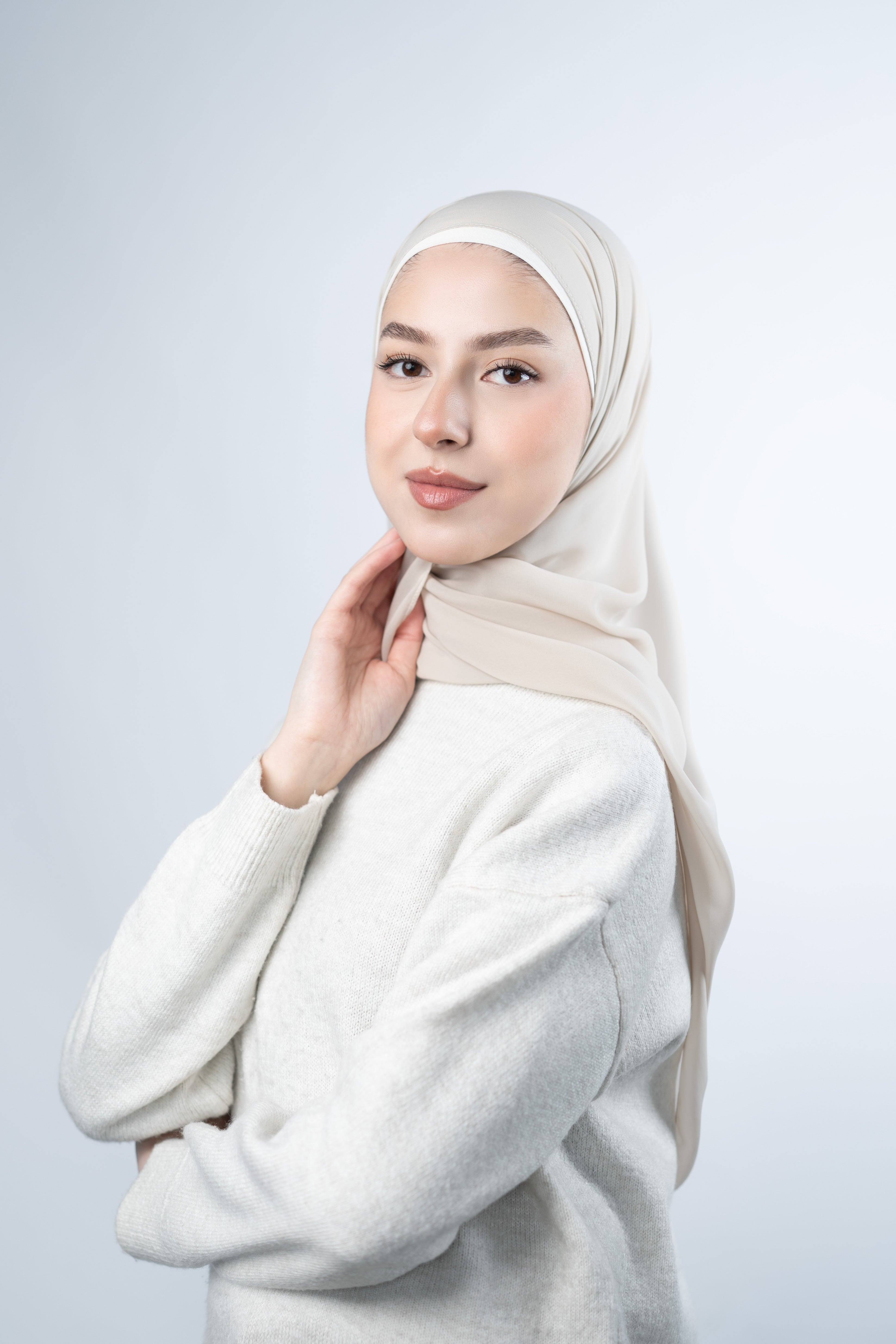 Emarati Chiffon Hijab