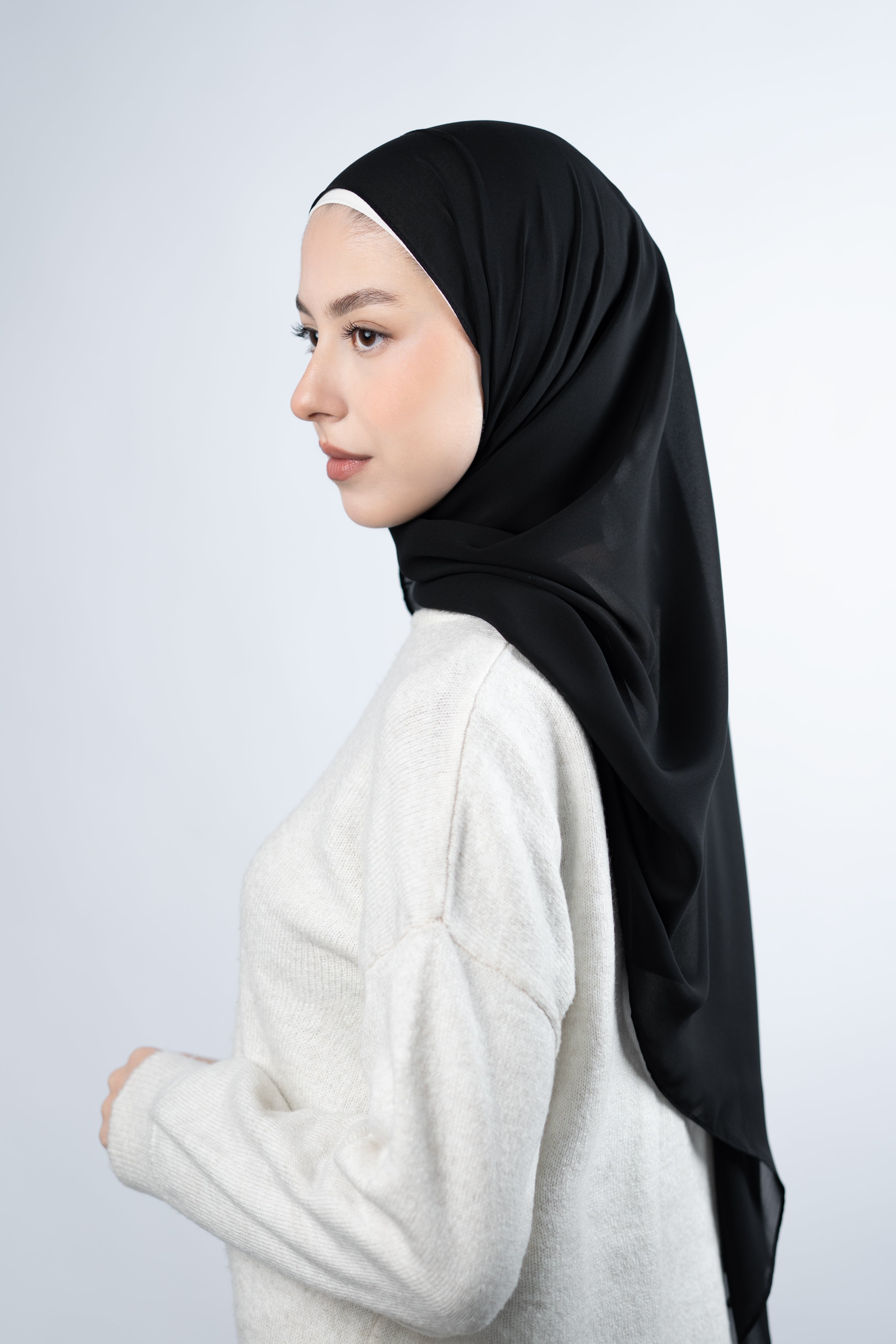 Emarati Chiffon Hijab