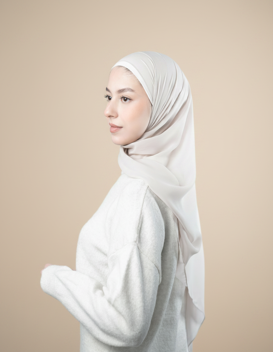 Emarati Chiffon Hijab  Voile