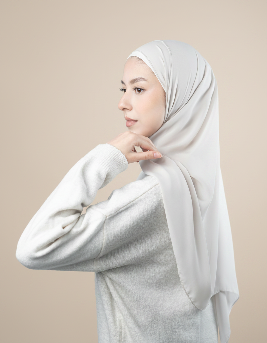 Emarati Chiffon Hijab  Voile