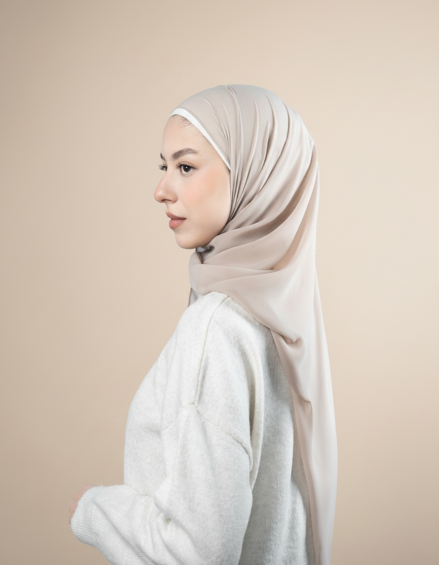 Emarati Chiffon Hijab  Voile