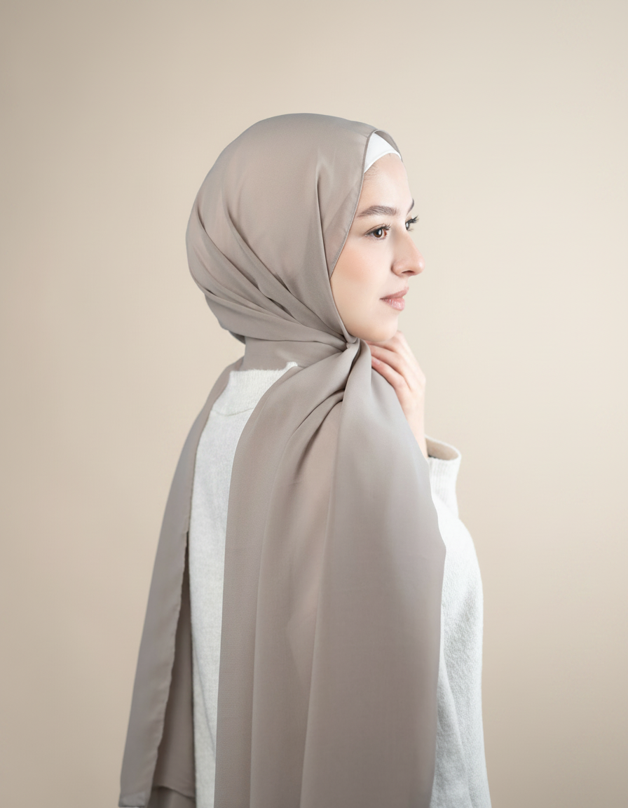 Emarati Chiffon Hijab  Voile
