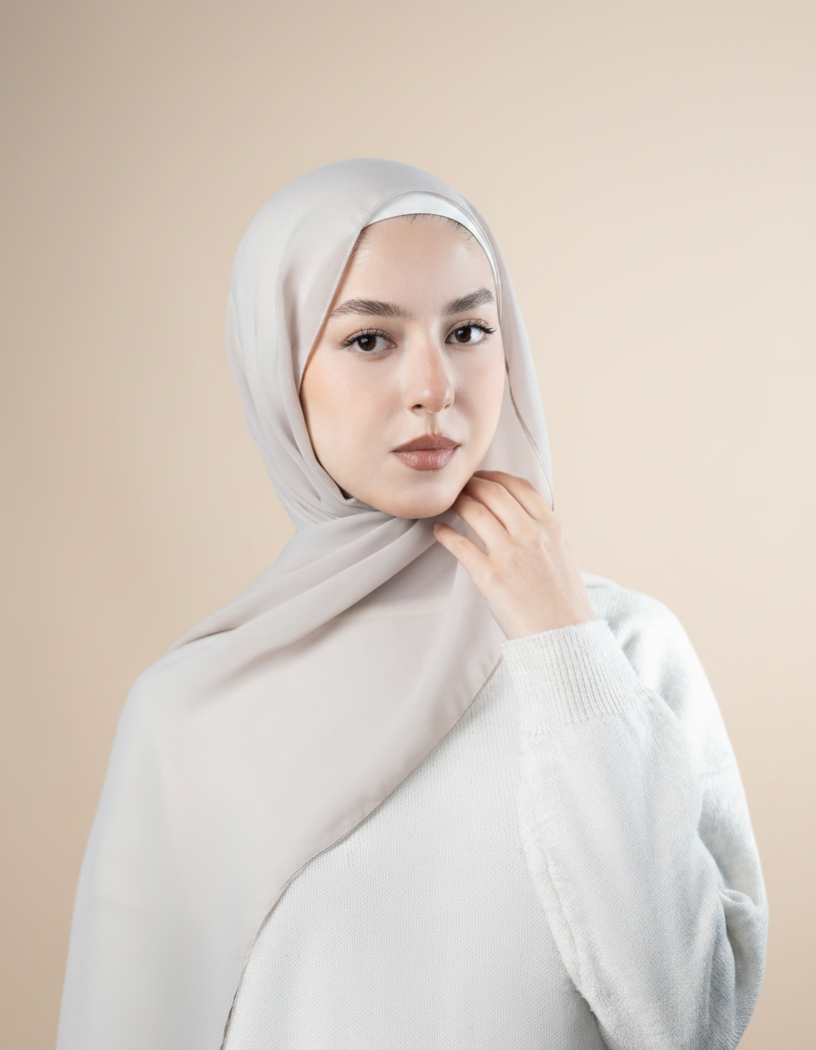 Emarati Chiffon Hijab  Voile
