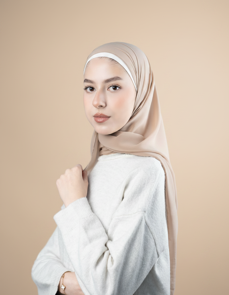 Emarati Chiffon Hijab  Voile