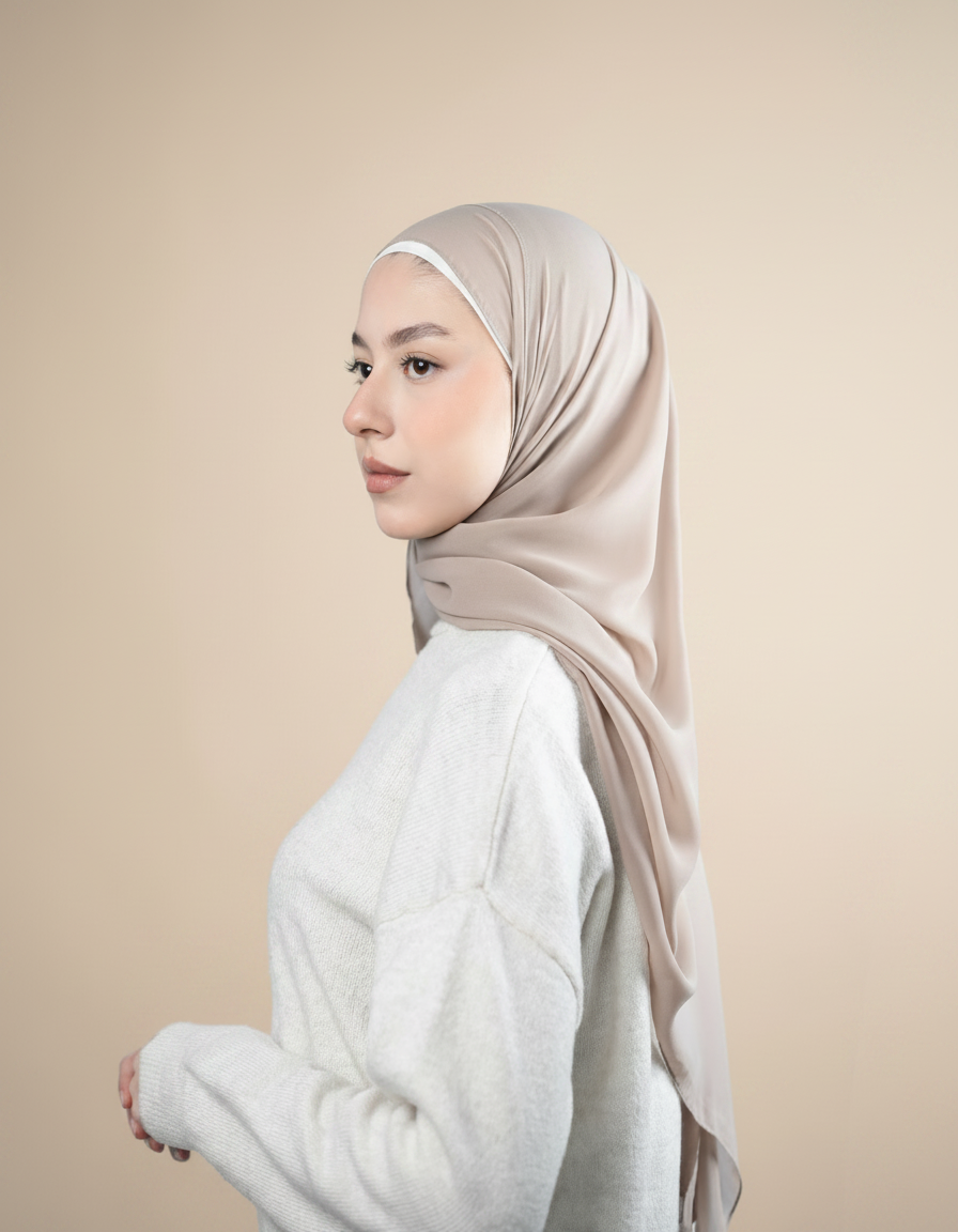 Emarati Chiffon Hijab  Voile