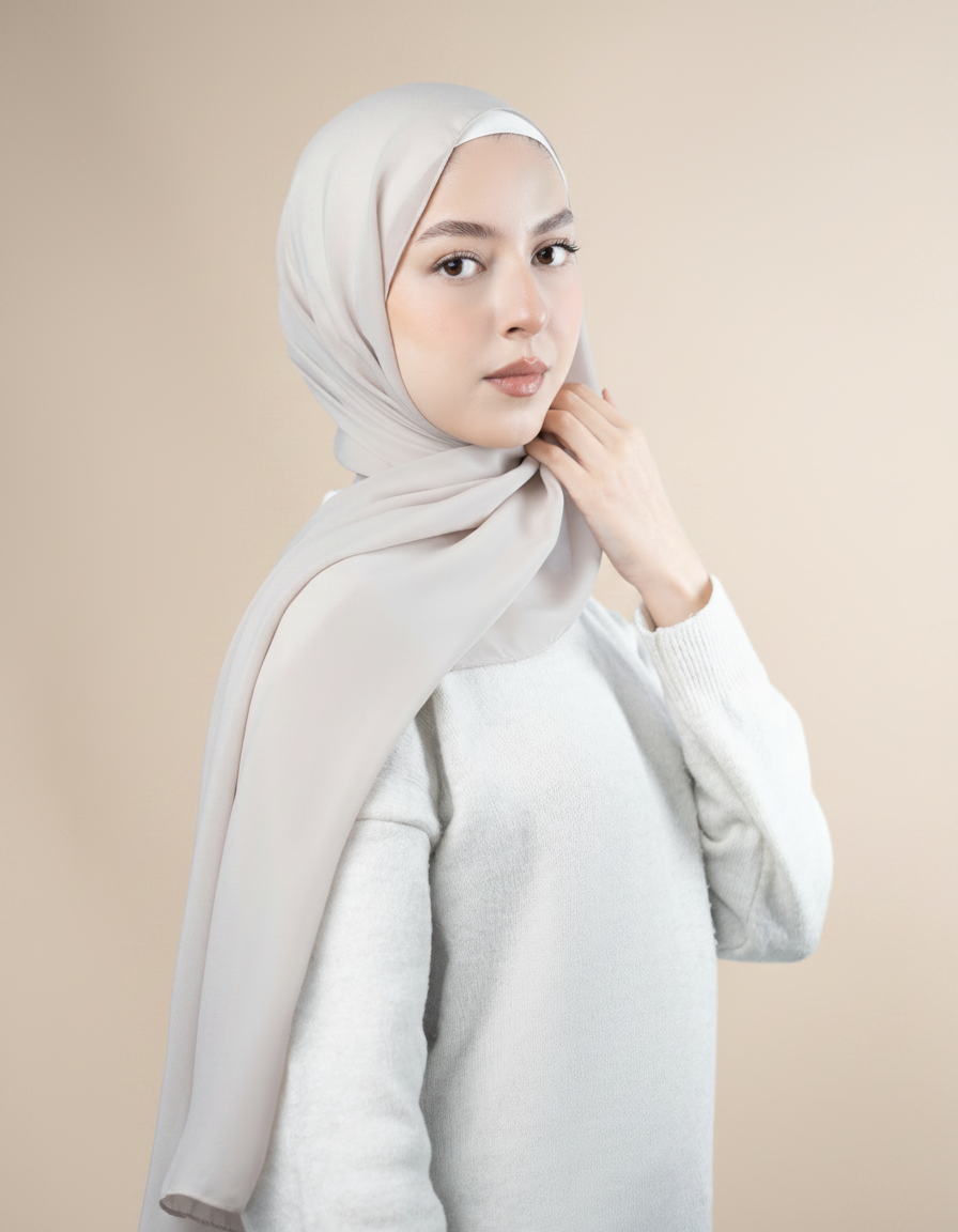 Emarati Chiffon Hijab  Voile