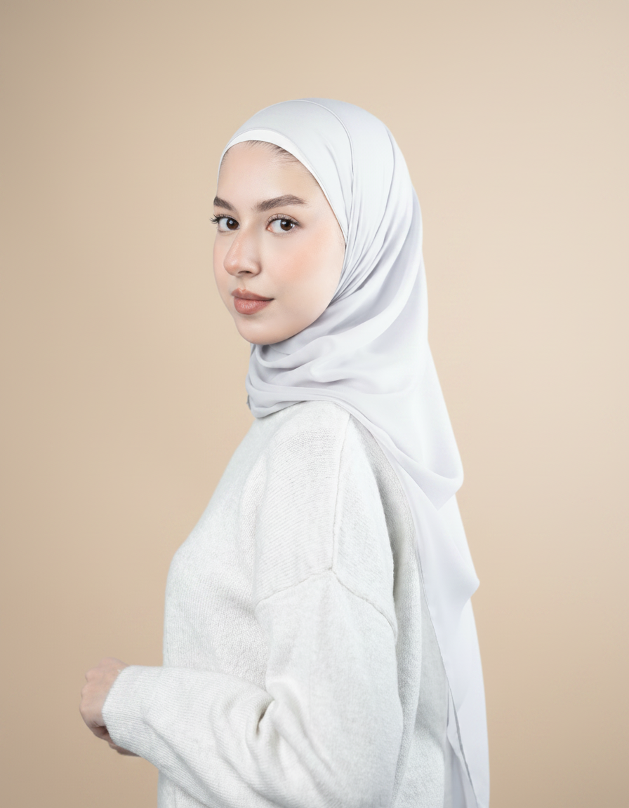 Emarati Chiffon Hijab  Voile