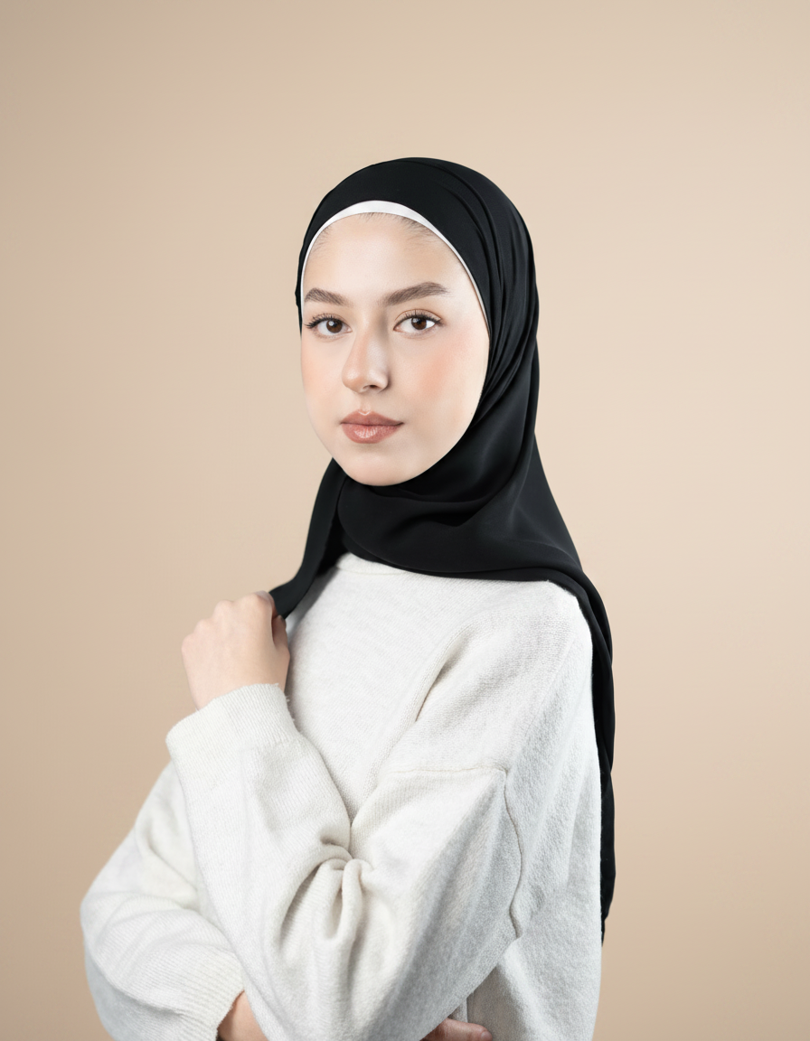 Emarati Chiffon Hijab  Voile