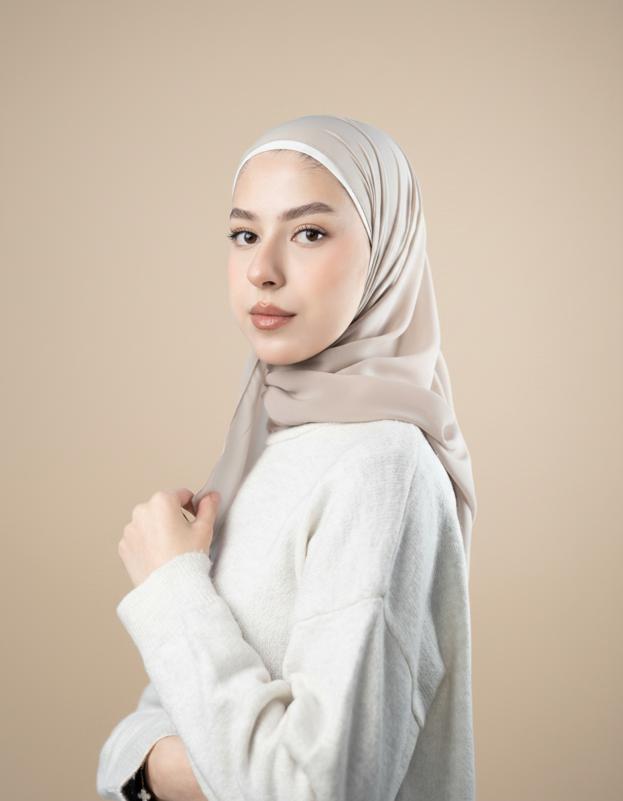 Emarati Chiffon Hijab  Voile