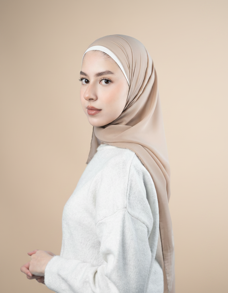 Emarati Chiffon Hijab  Voile