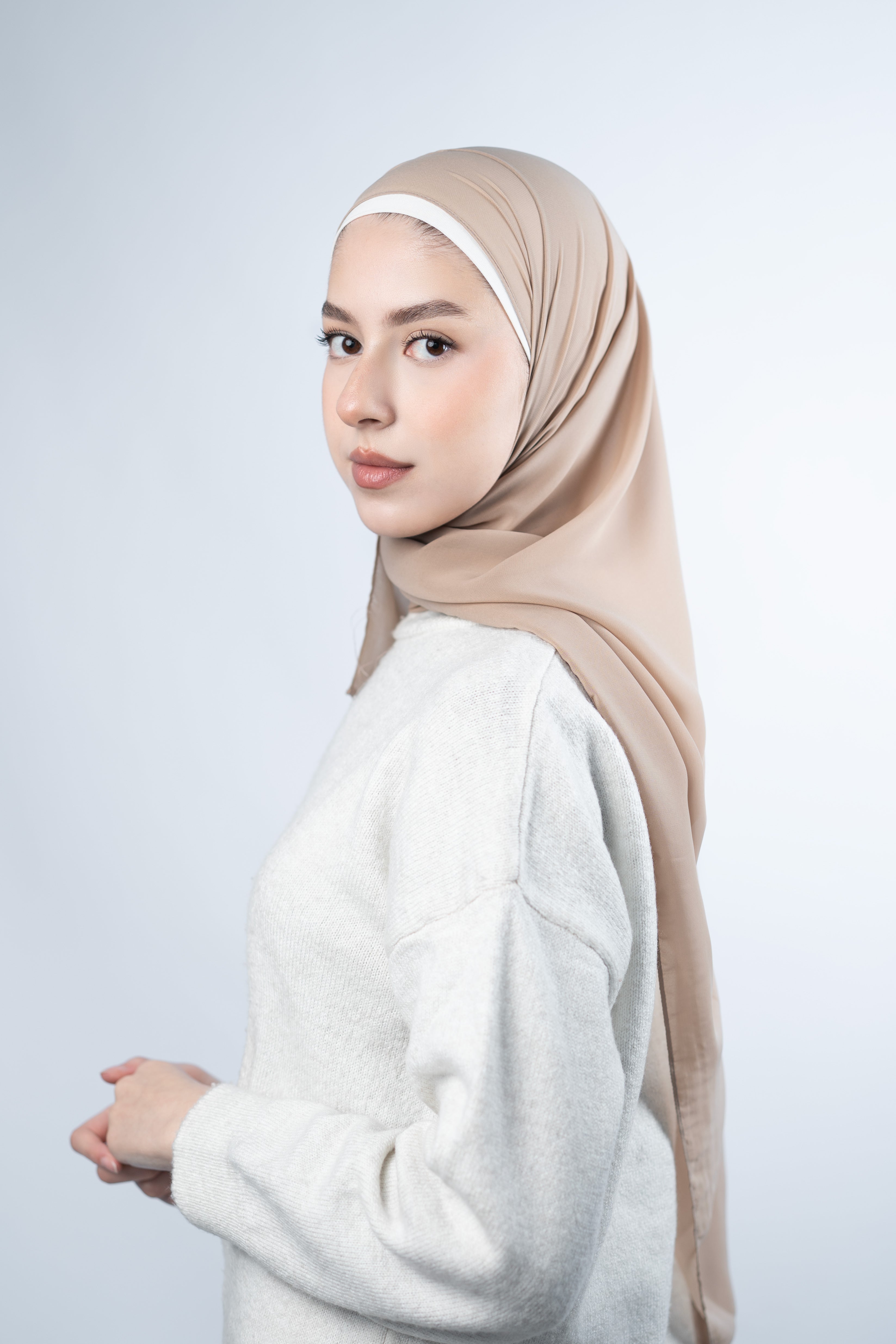 Emarati Chiffon Hijab