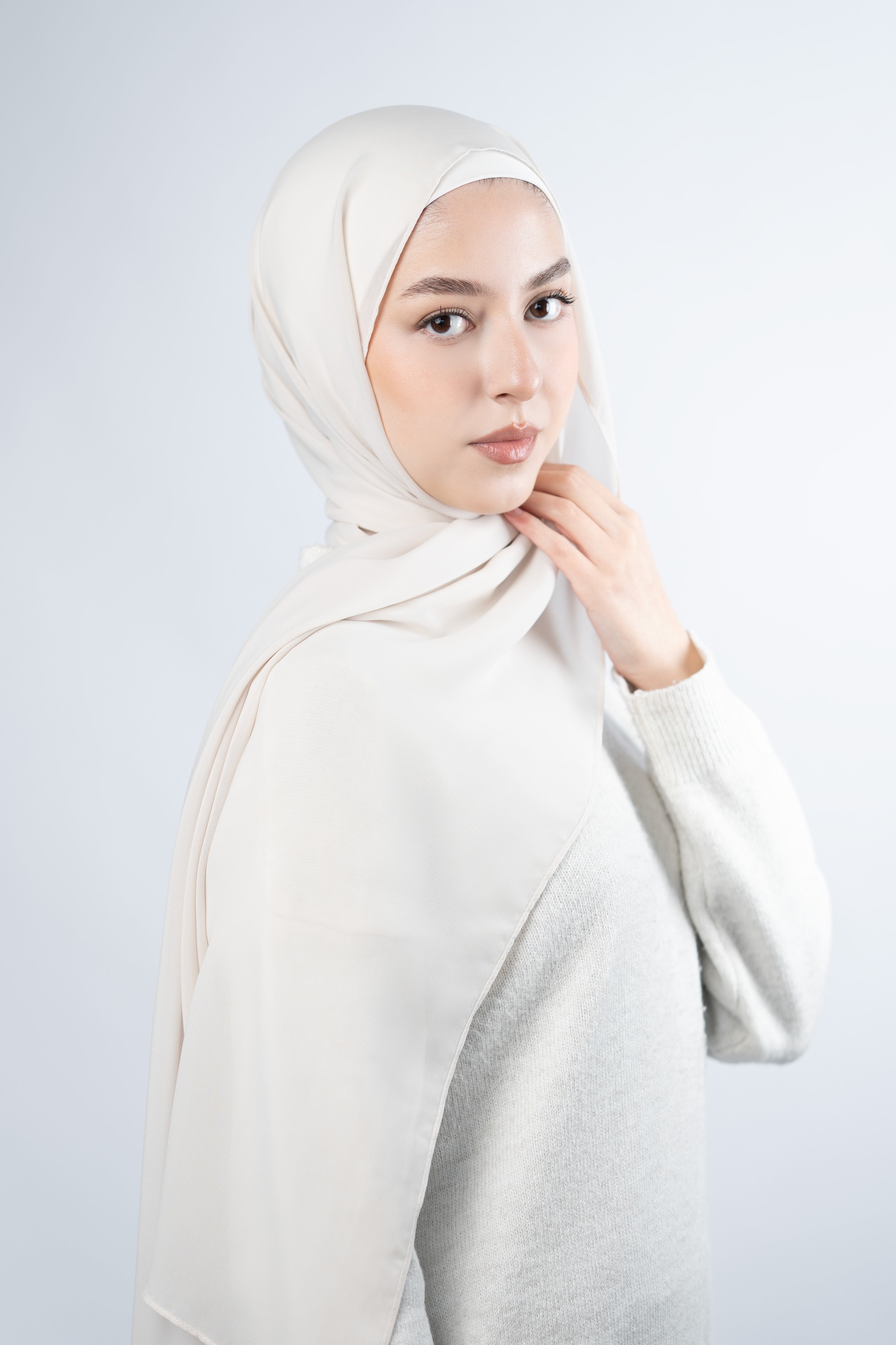 Emarati Chiffon Hijab