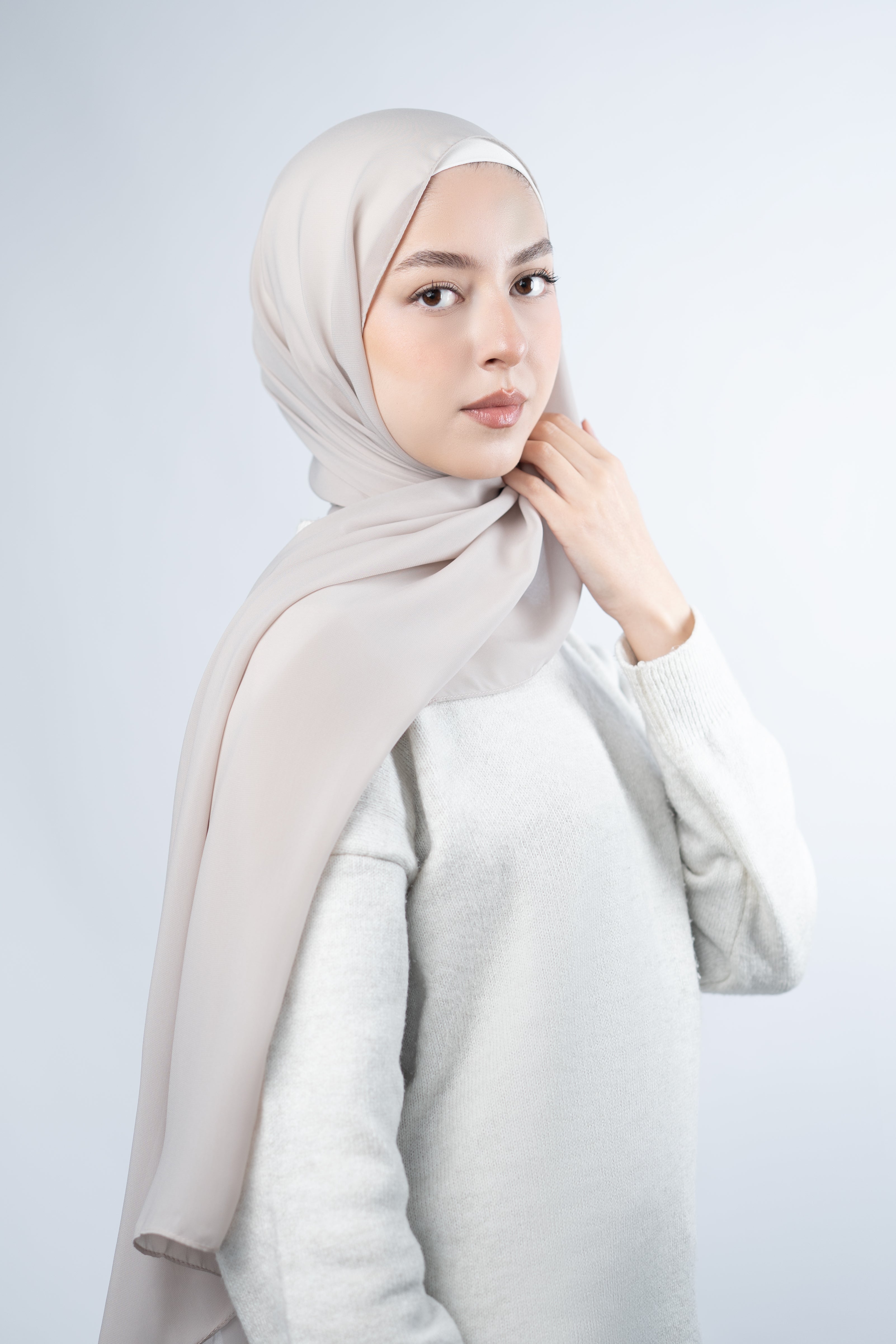 Emarati Chiffon Hijab